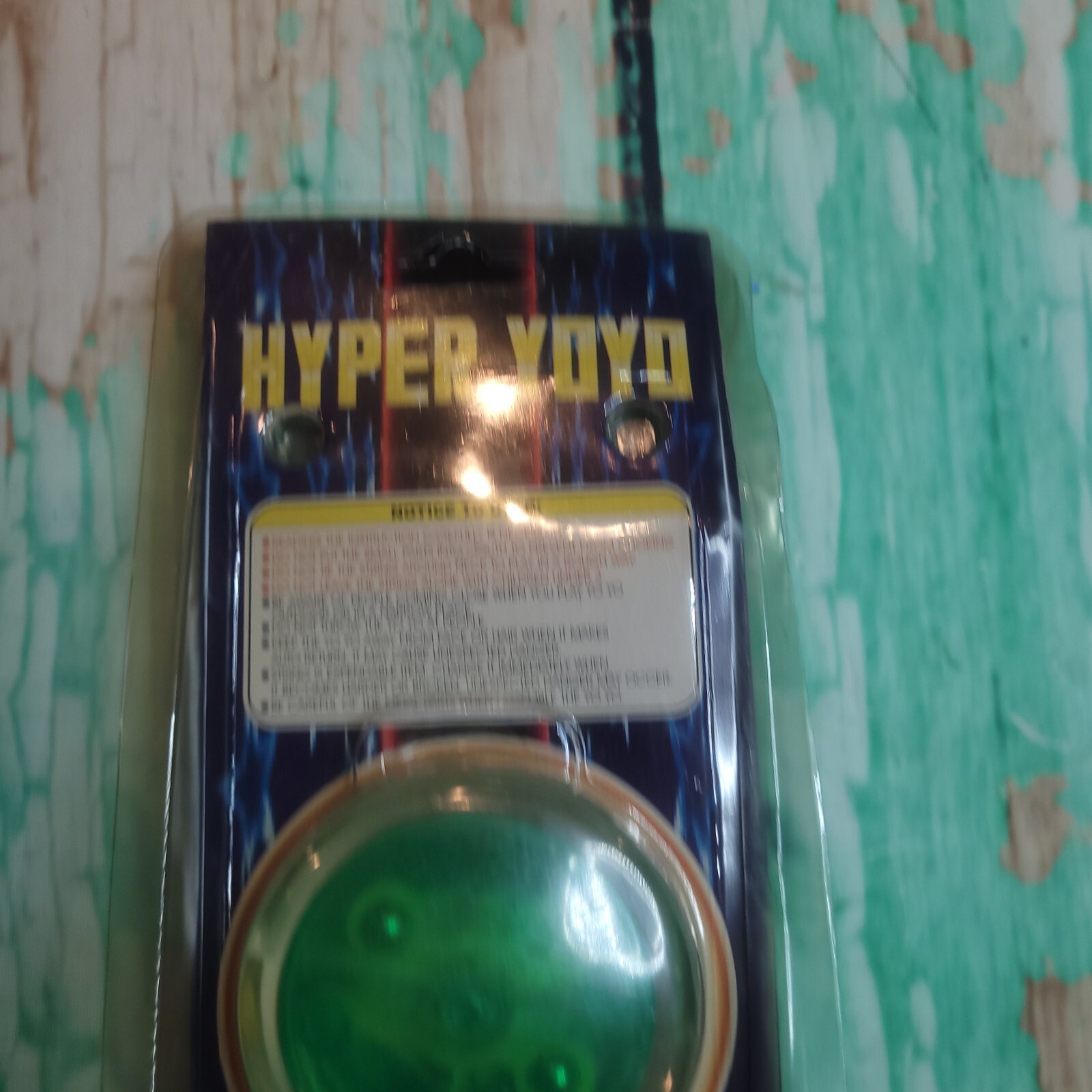 VINTAGE 1998 Hyper Yoyo Pro Spinner Professional Green