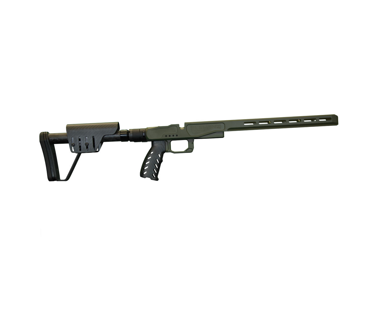XLR Element 4.0 Magnesium Remington 700 SA  Rifle Chassis Carbon Fiber OD Green