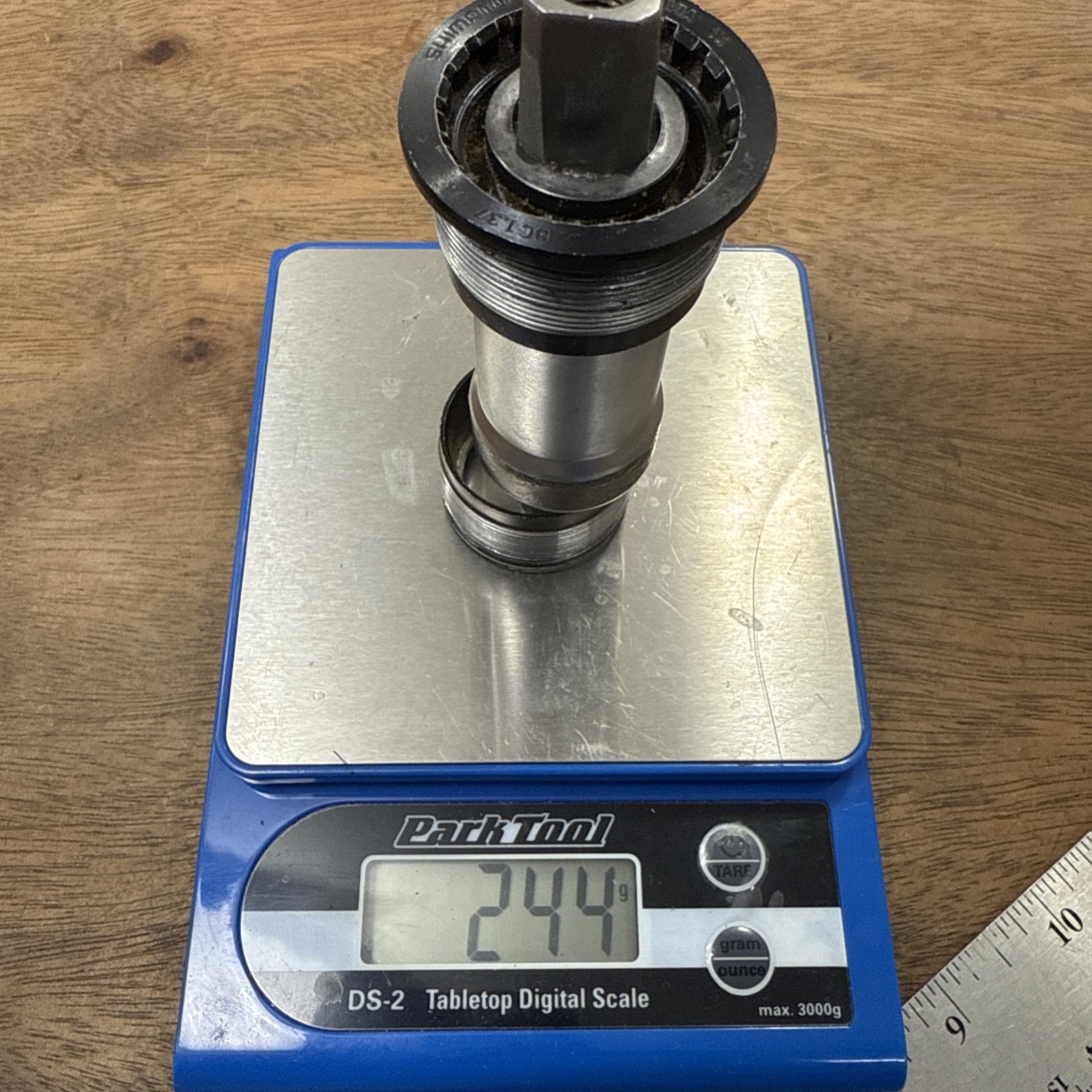 Shimano Deore XT BB-UN72 Bottom Bracket Square Taper 73mm 107mm Worn Threads