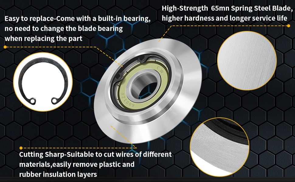 Replacement Blade for Copper Wire Stripping Machine Cable Stripper Cutters 1PC
