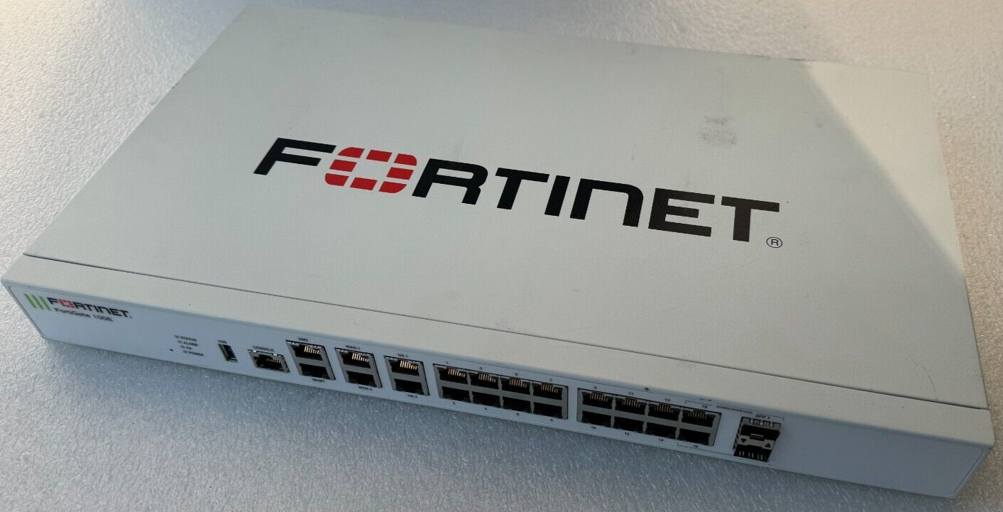 Fortinet FortiGate 100E security Appliance Firewall (FG-100E) as pictured