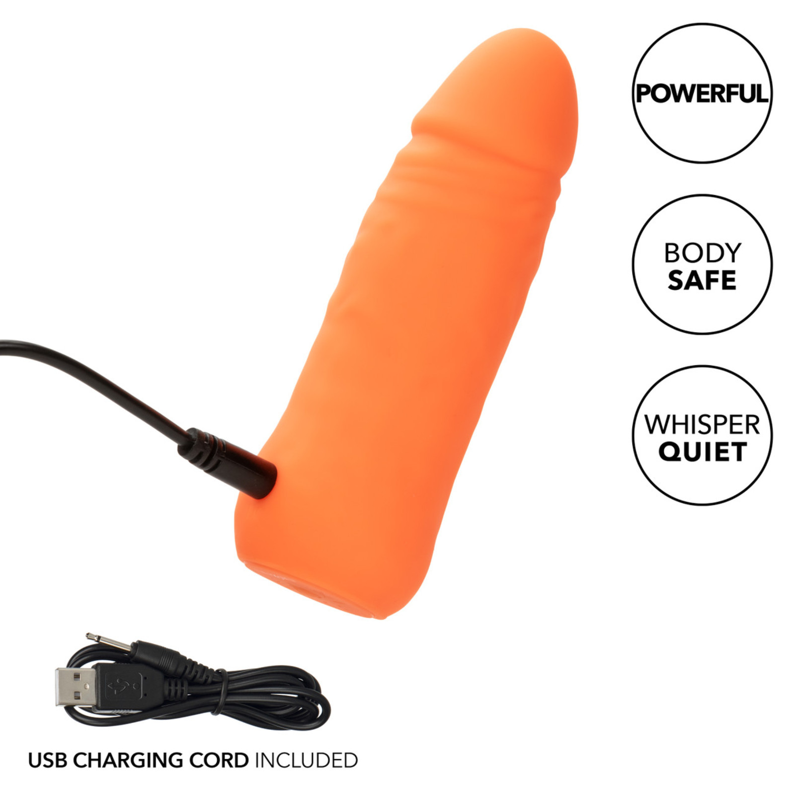 Silicone Mini Vibrating Dildo Petite Vibrator Discreet Stimulator Rechargeable
