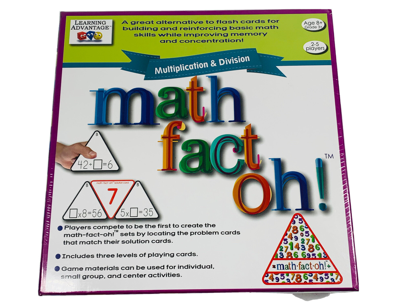 🔥 Learning Advantage • Math Fact Oh • Multiplication & Division • Age 8+ • New