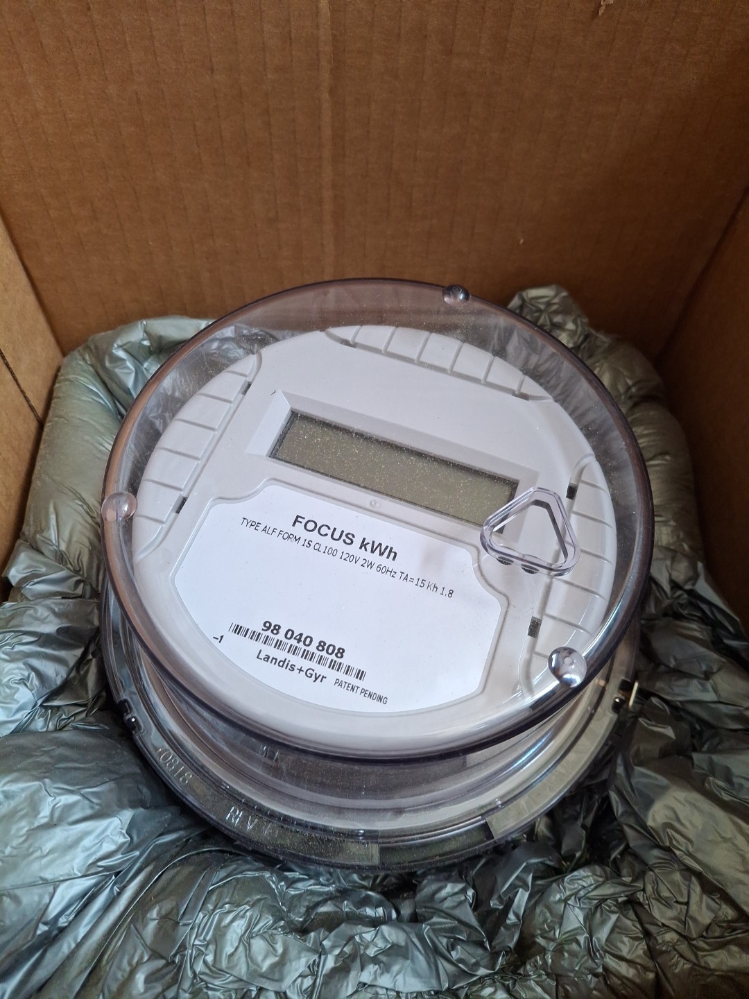LANDIS & GYR (L&G), WATTHOUR METER (KWH), TYPE ALF, FOCUS, 240 VOLTS, 200A, FM2S