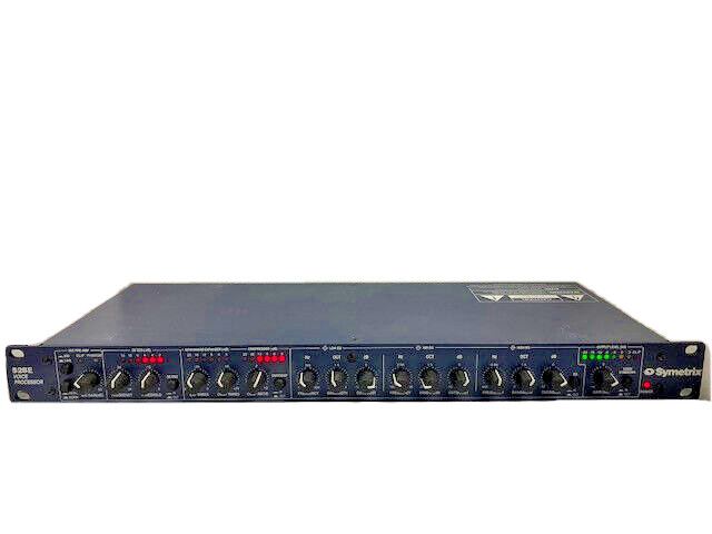 SYMETRIX 528E CHANNEL STRIP: MIC PREAMP, COMPRESSOR, DE-ESSER, EQUALIZER.
