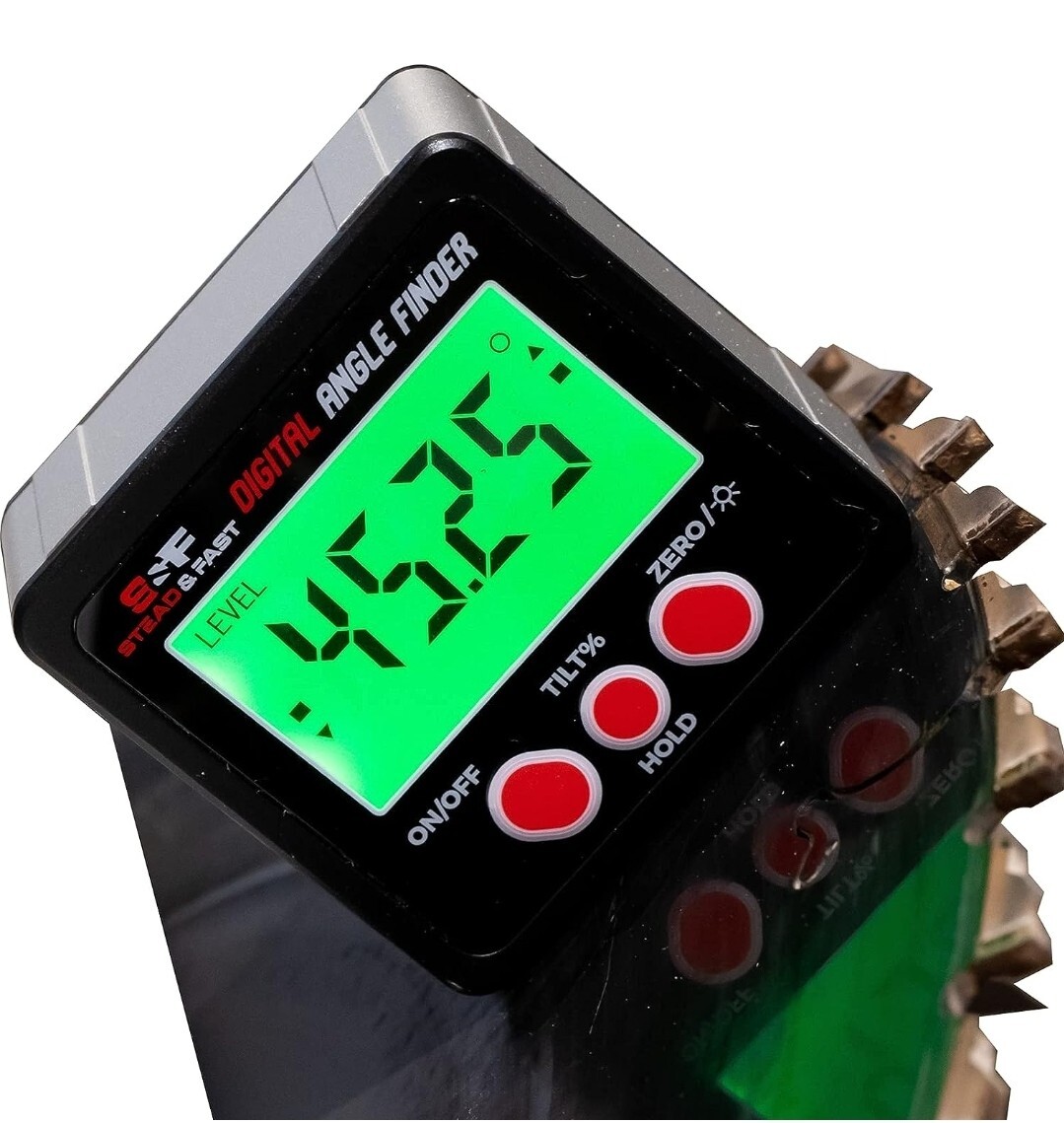 S&F STEAD & FAST Digital Angle Finder Gauge Magnetic Protractor Inclinometer ...