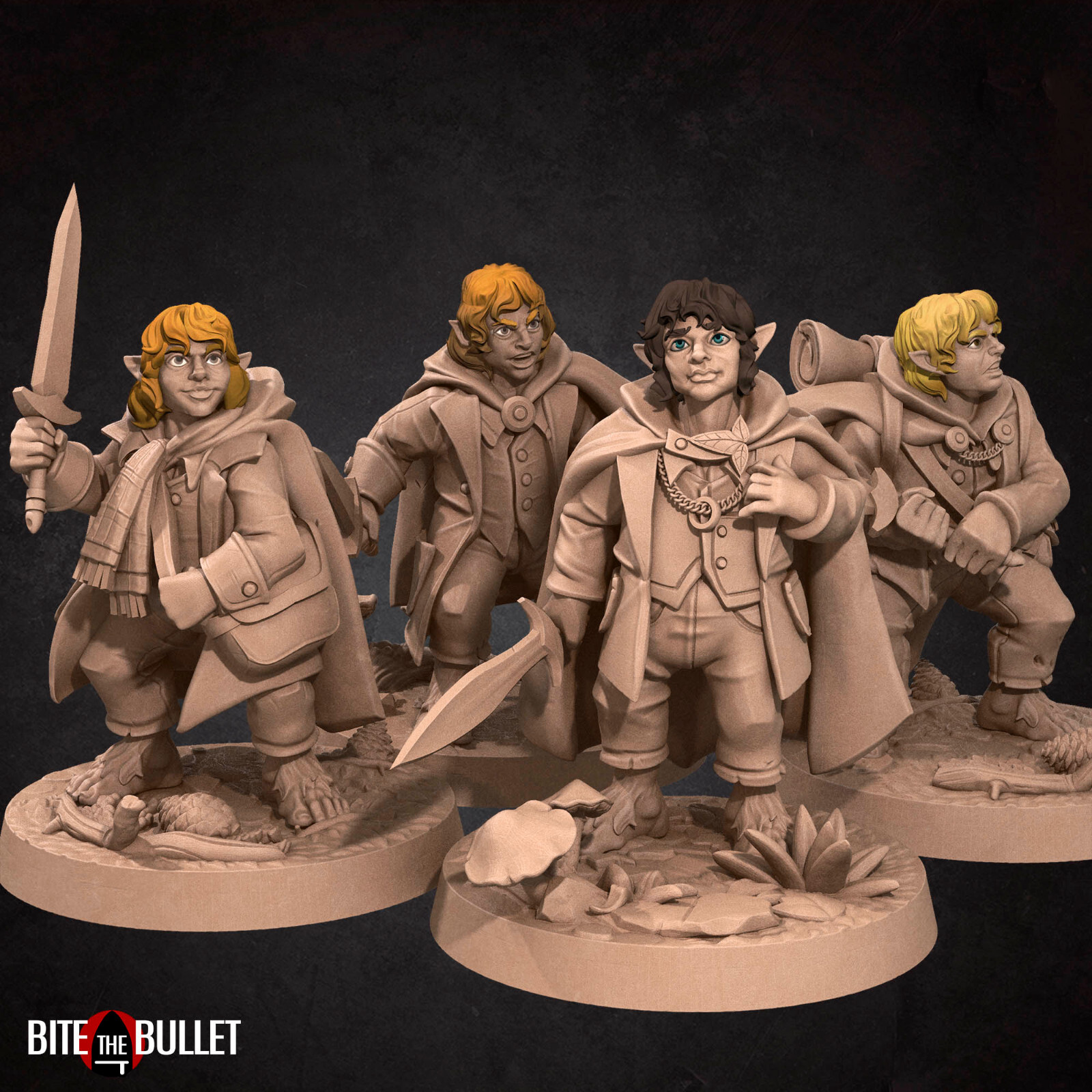 Halfing Fighter Bundle - Bite the Bullet - Dungeons and Dragons