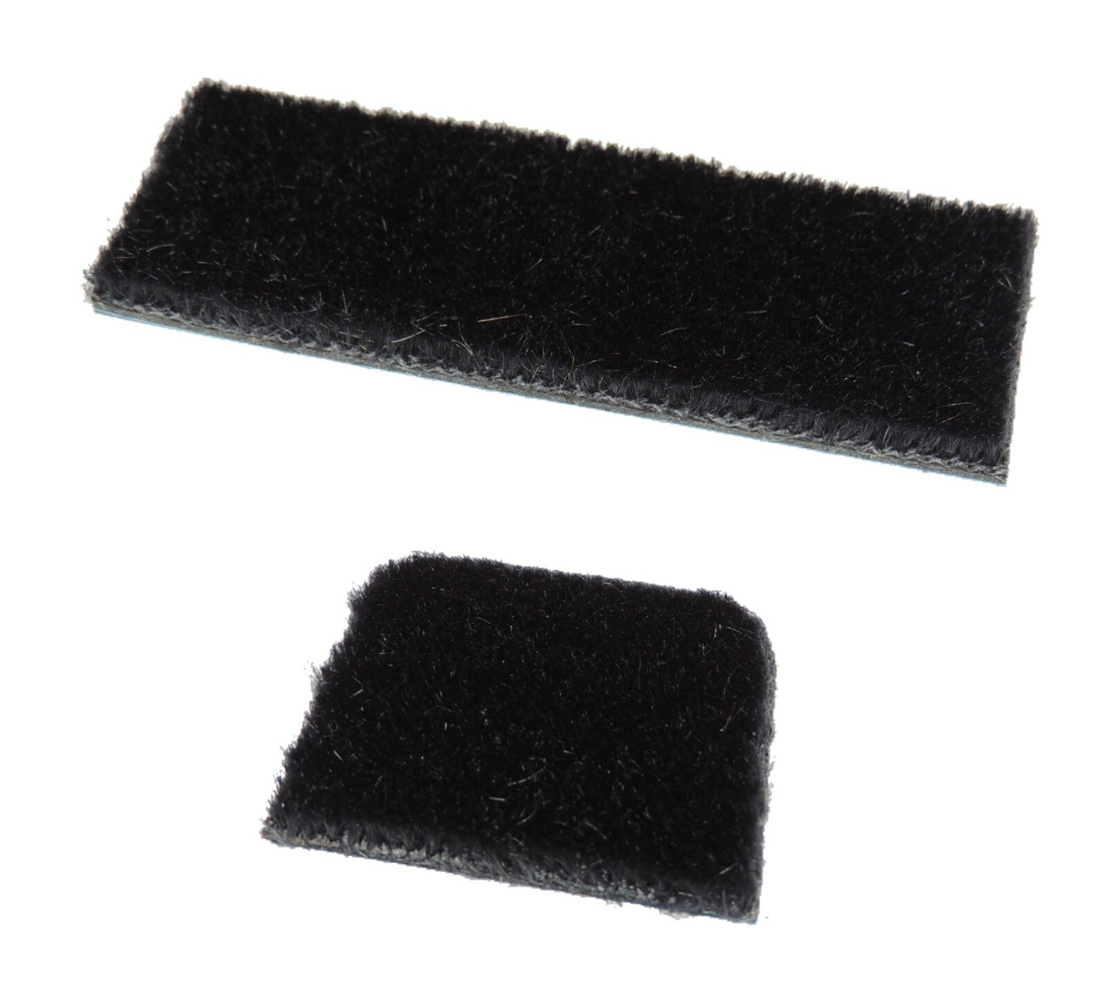 BLACK HUNTER LONGBOW ARROW REST - 2 PC BLACK SUPER HAIR RUG CARPET Archery NEW