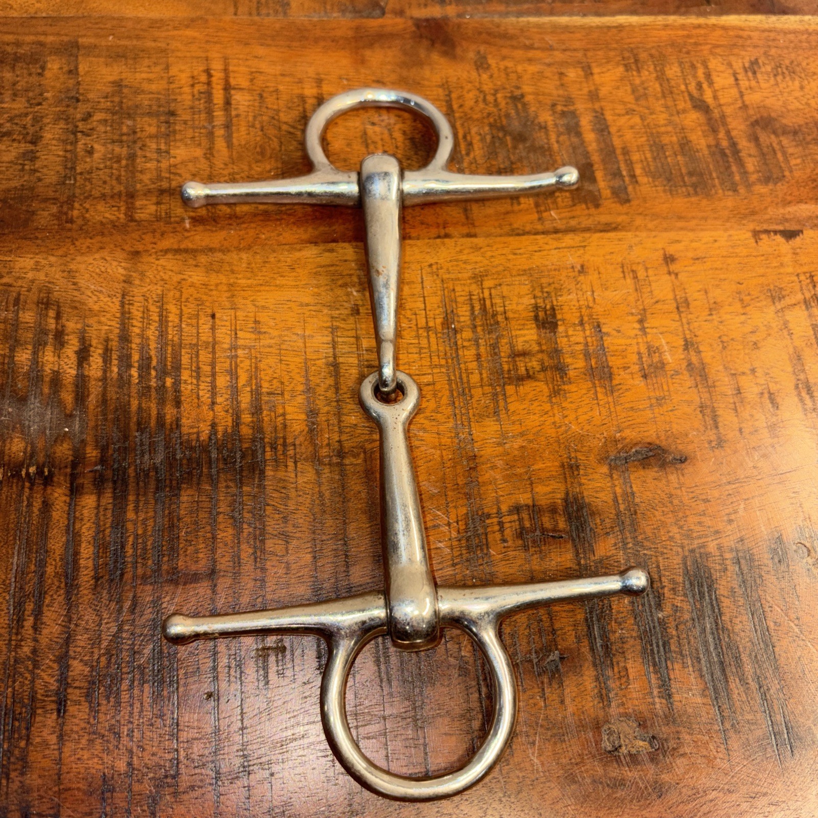 Stainless Steel Smooth Single Jointed Full Cheek Snaffle Pony Bit 4.5" 4 1/2"