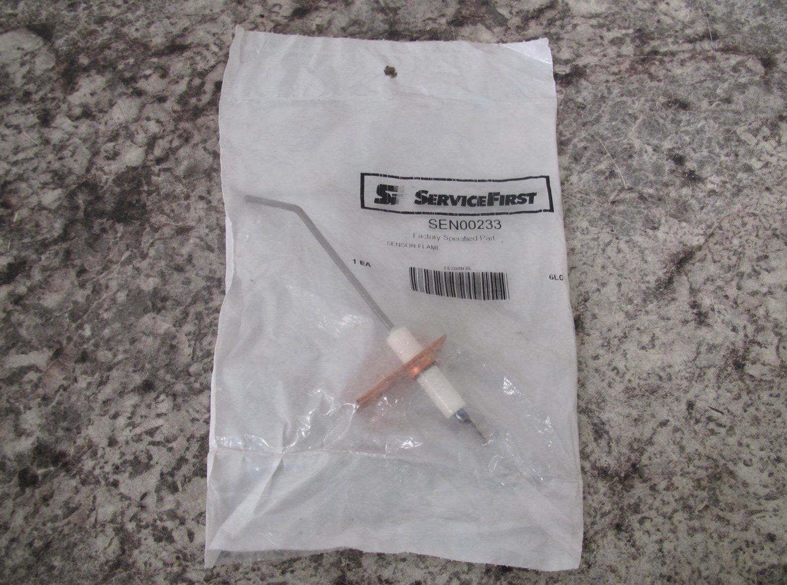 New Trane / Service First SEN00233 / SEN0233 Furnace Flame Sensor Free Shipping