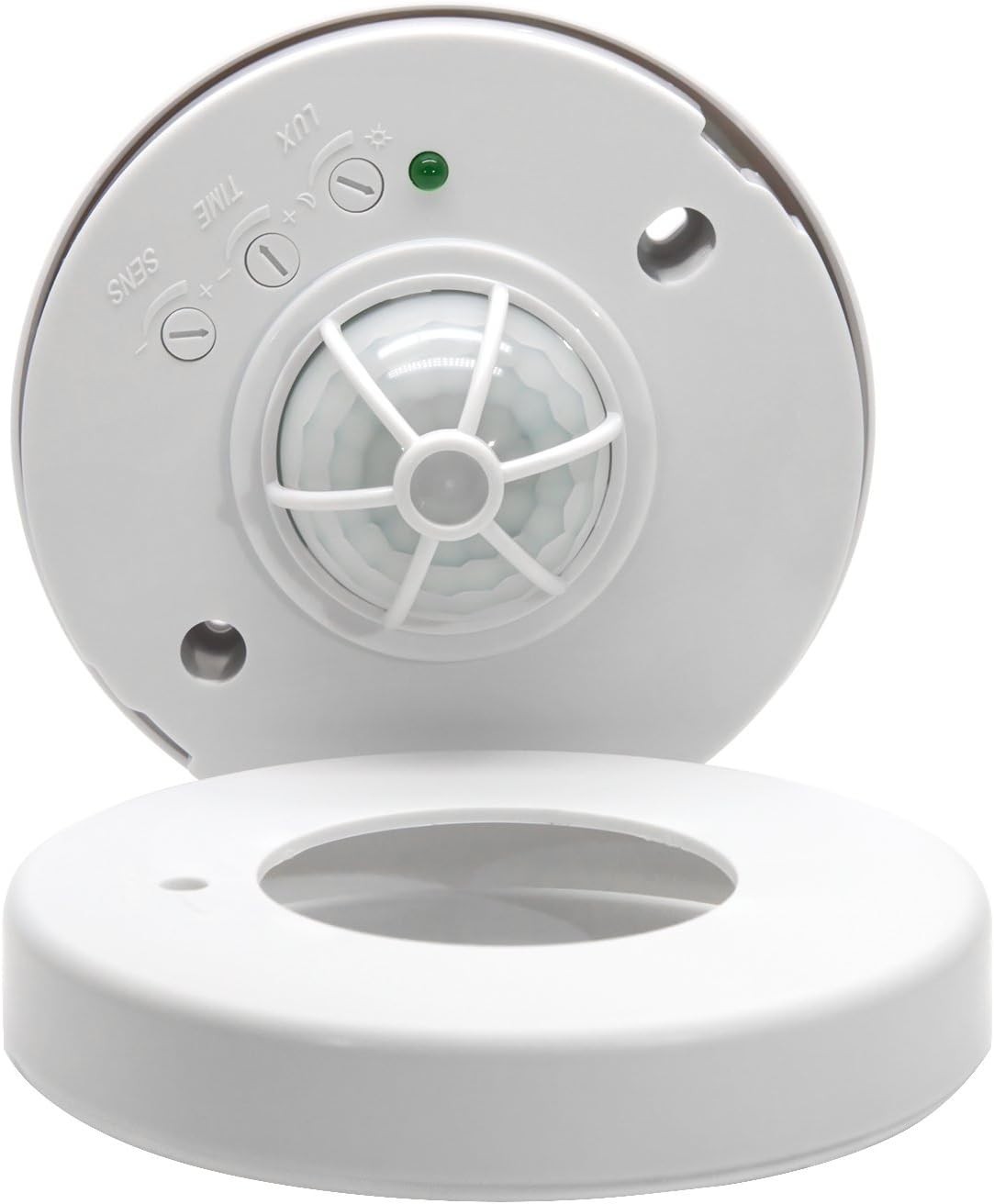 360 Degree Ceiling Occupancy Sensor PIR Motion Sensor Switch with 3 Detectors,10
