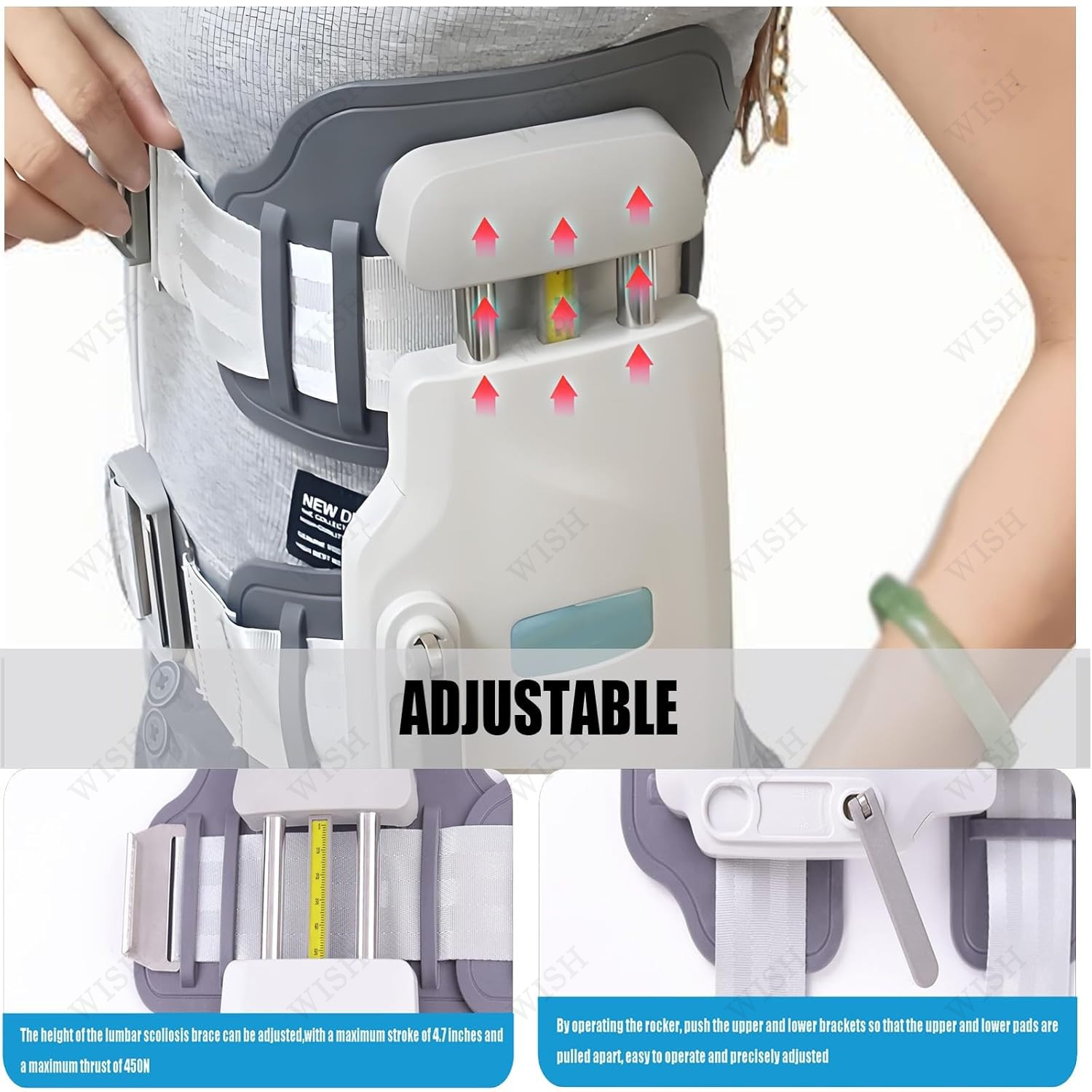 Lumbar Traction Device, Lower Back Pain Relief，lumbar decompression belt