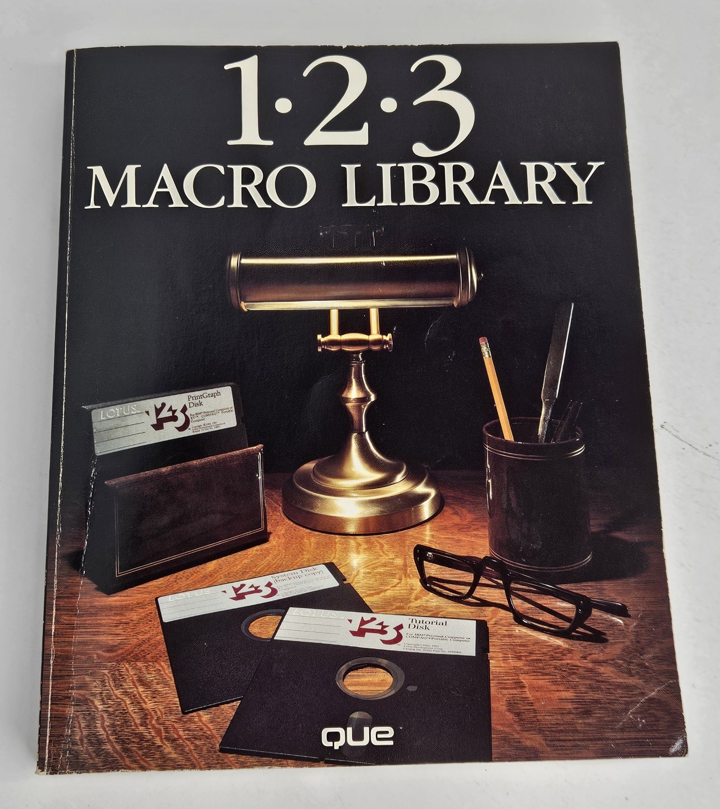 1-2-3 Macro Library  David P. Ewing Que Paperback VTG Book Guide EX
