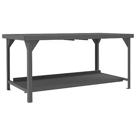 Durham Mfg Hdwb-3672-95 Workbenches,  Steel,  72" W,  34" Height,  12, 000 Lb.,