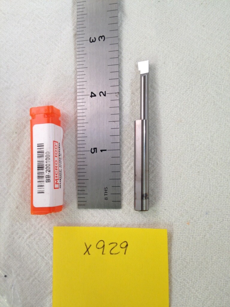 1 NEW MICRO 100 SOLID CARBIDE BORING BAR.   BB-2001000. USA MADE   (X929)