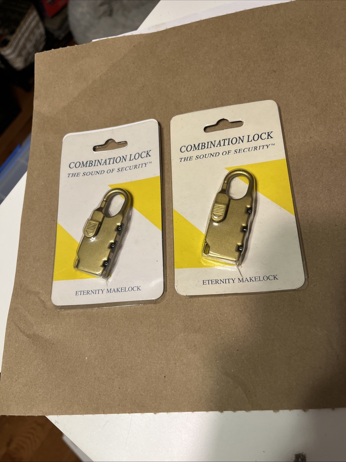 2 Eternity Makelock 3-Digit Combination Locks – Vintage Set-It-Yourself Padlocks