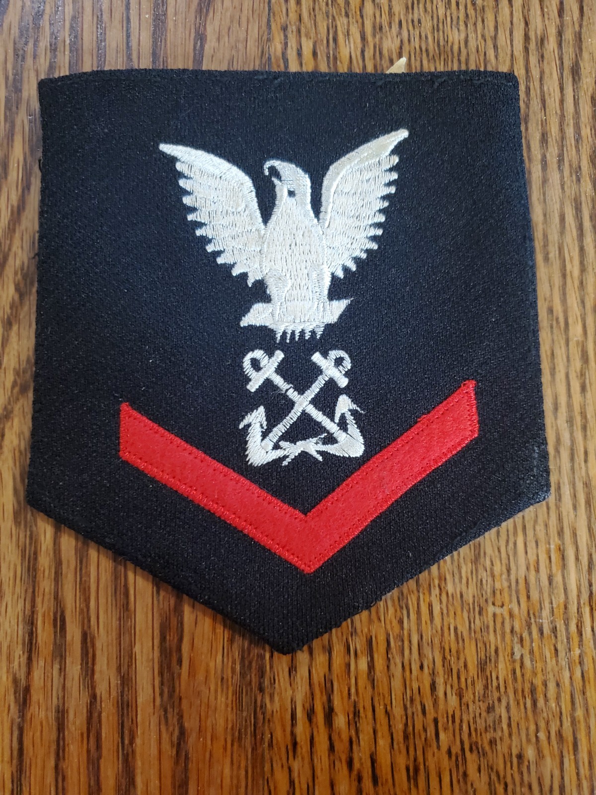 WW11 U.S. Navy Petty Officer 3rd Class rank patch