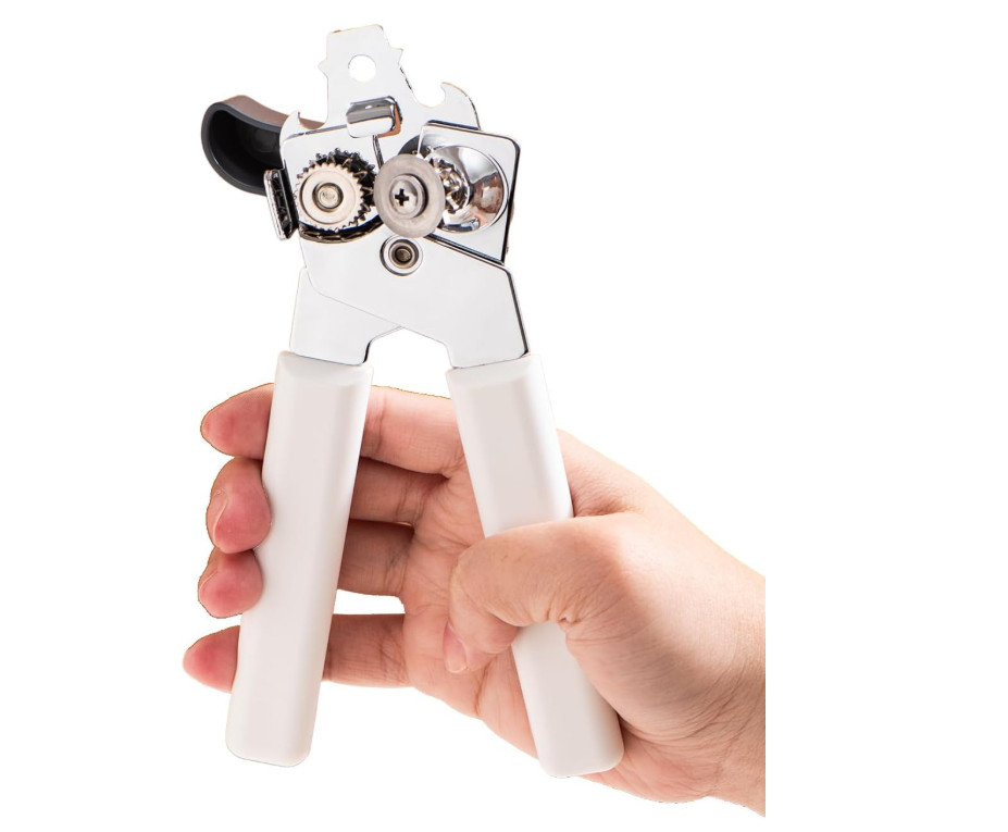 Can Opener Manual, Can Openers Hand Held with Comfort Anti-Slip Handles