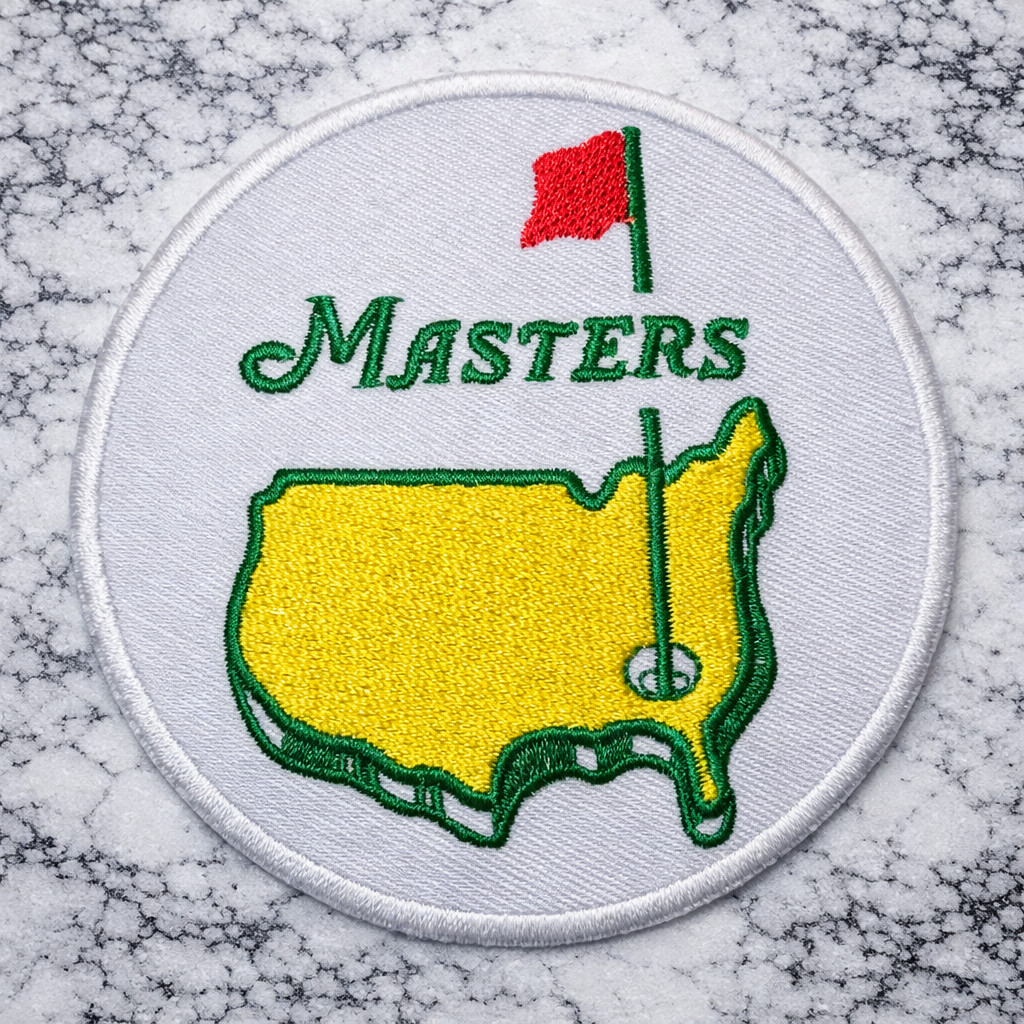 THE MASTERS PGA GOLF TOURNAMENT EMBROIDERED IRON ON PATCH 3" FREE SHIP & TRACK