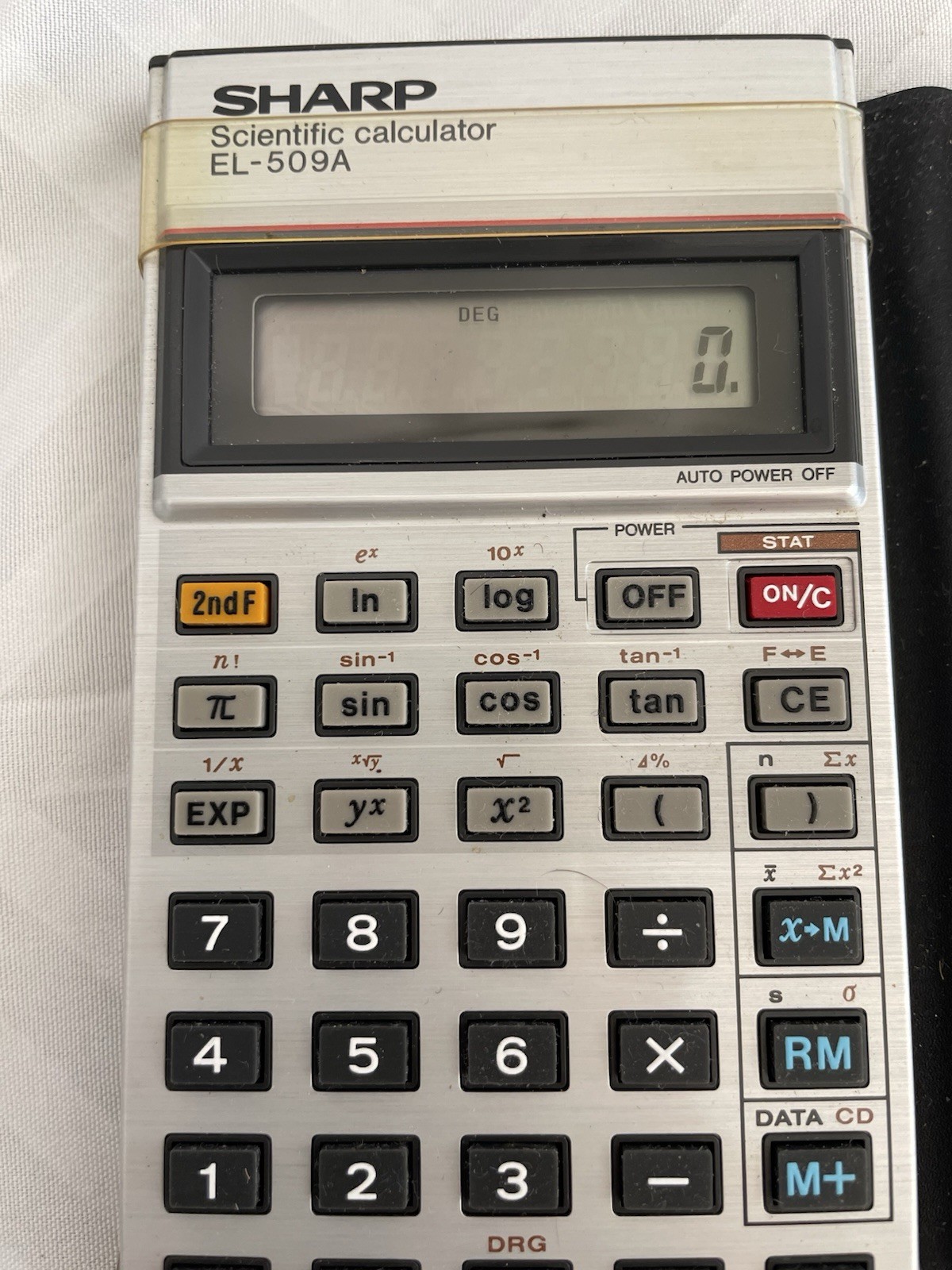 Working Sharp Scientific Calculator EL- 509A w/Manual & case