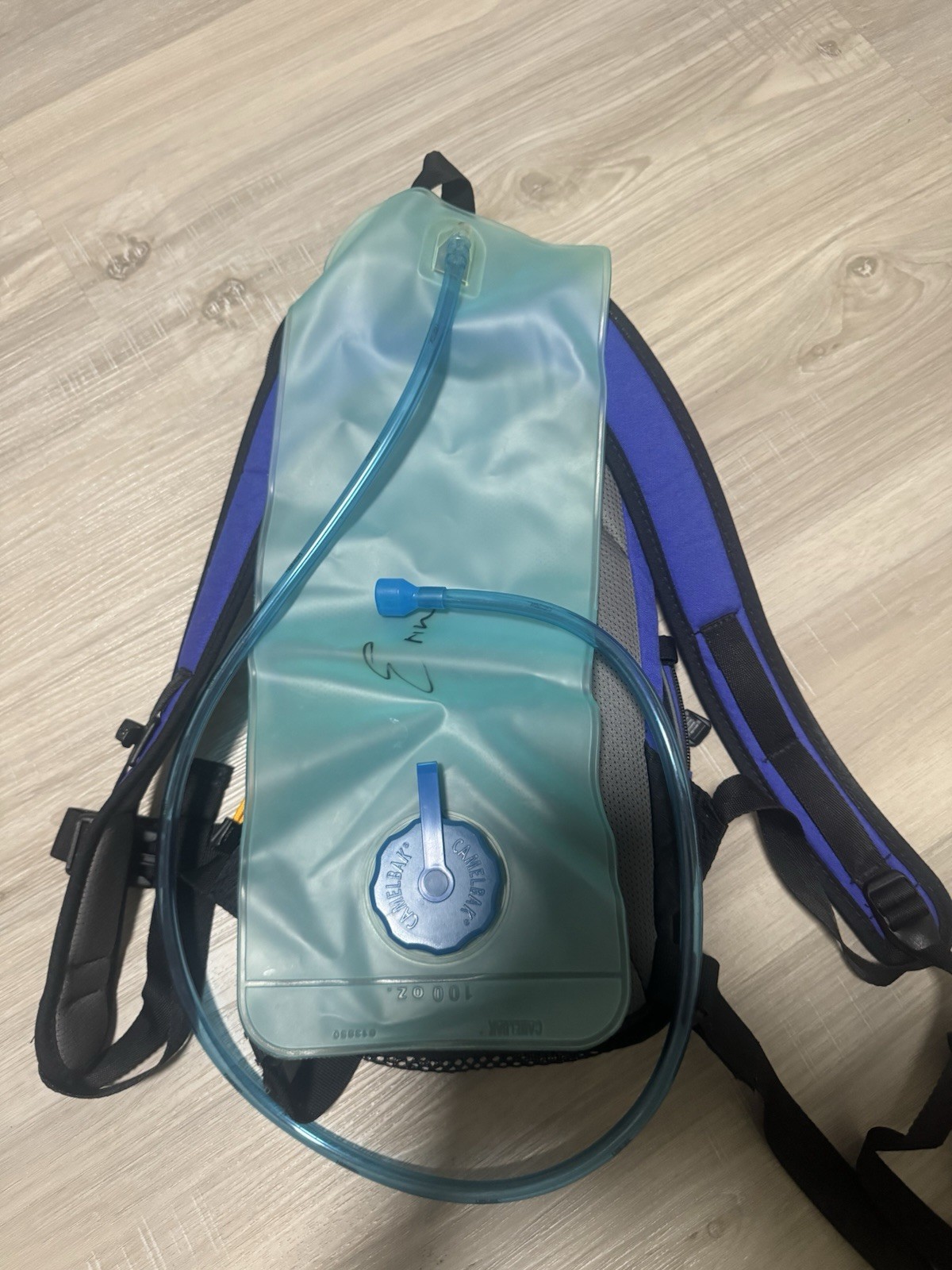 Camelbak Hydration Backpack M.U.L.E With Bladder Pack Color Blue