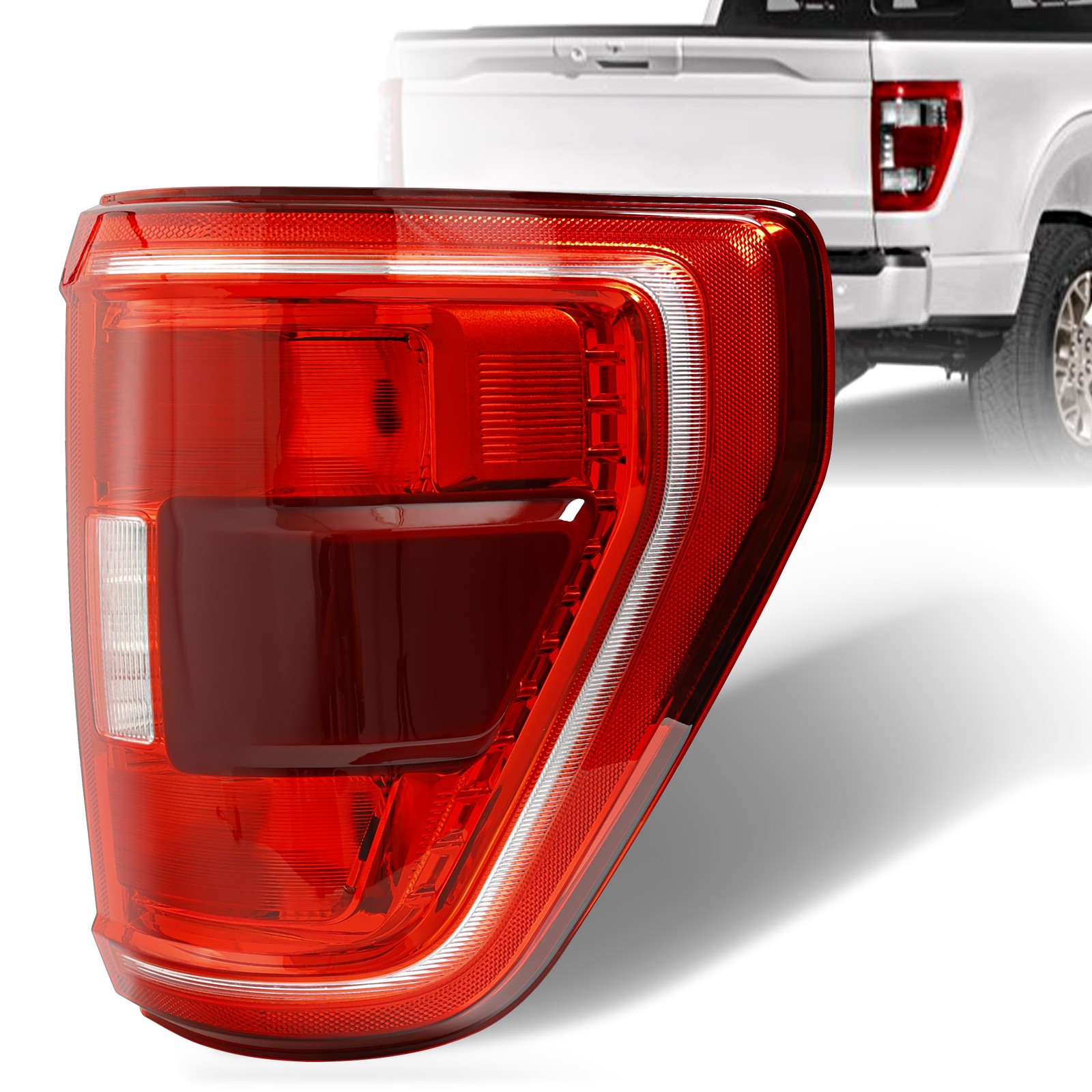 Rear Right Side Tail Light Brake Lamp w/ Blind Spot Fit 2021-23 Ford F-150 F150