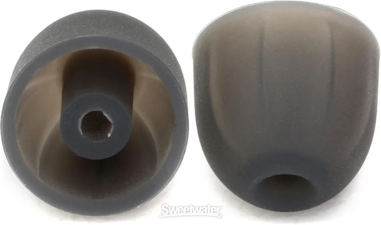 Westone Star Silicone Eartips - 12mm Black Size (5 pairs)