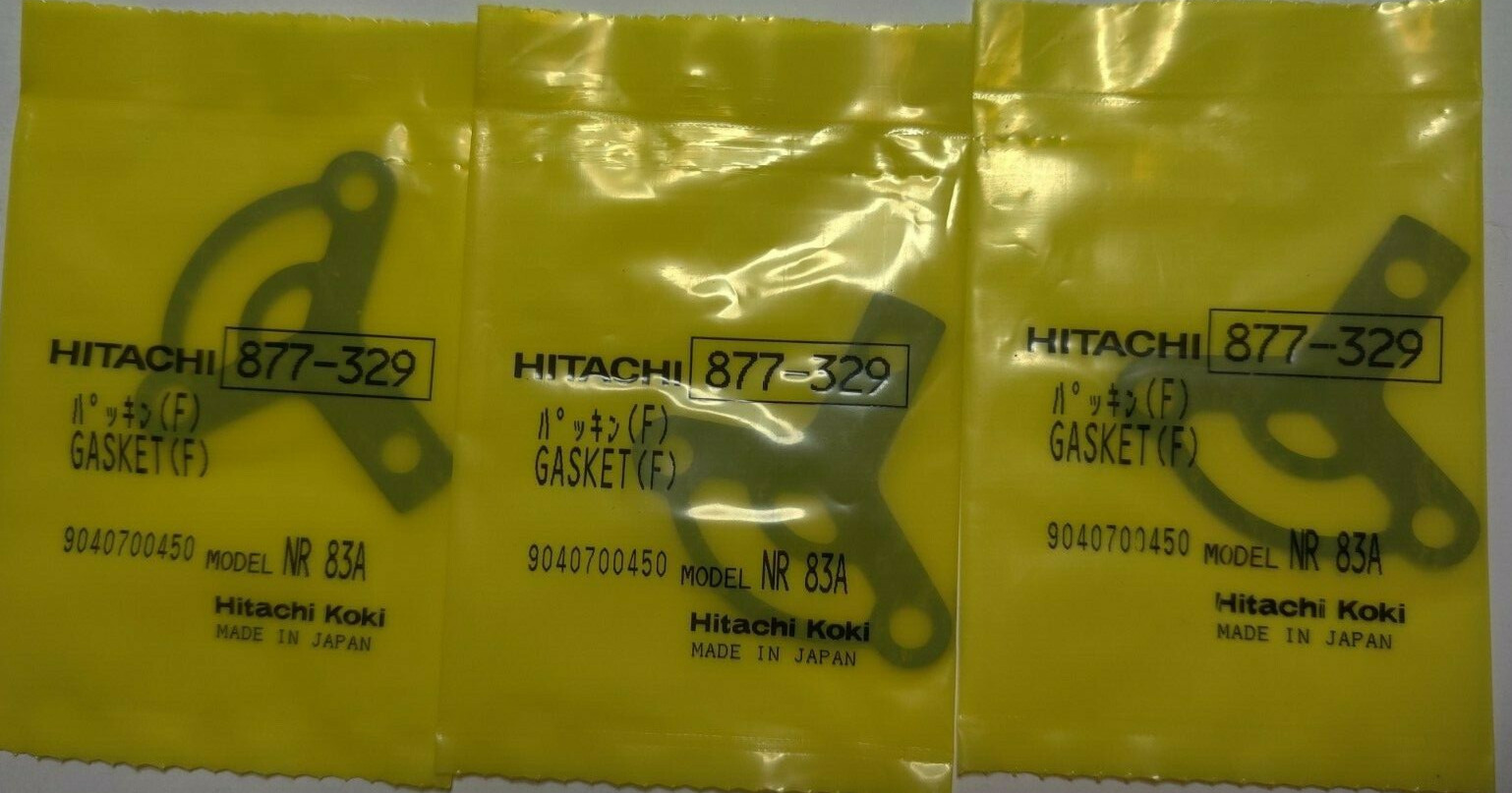 (3) Metabo HPT/Hitachi 877329 Gasket (F) for NR83A NR83A5 NR83AA NR83AA2 877-329