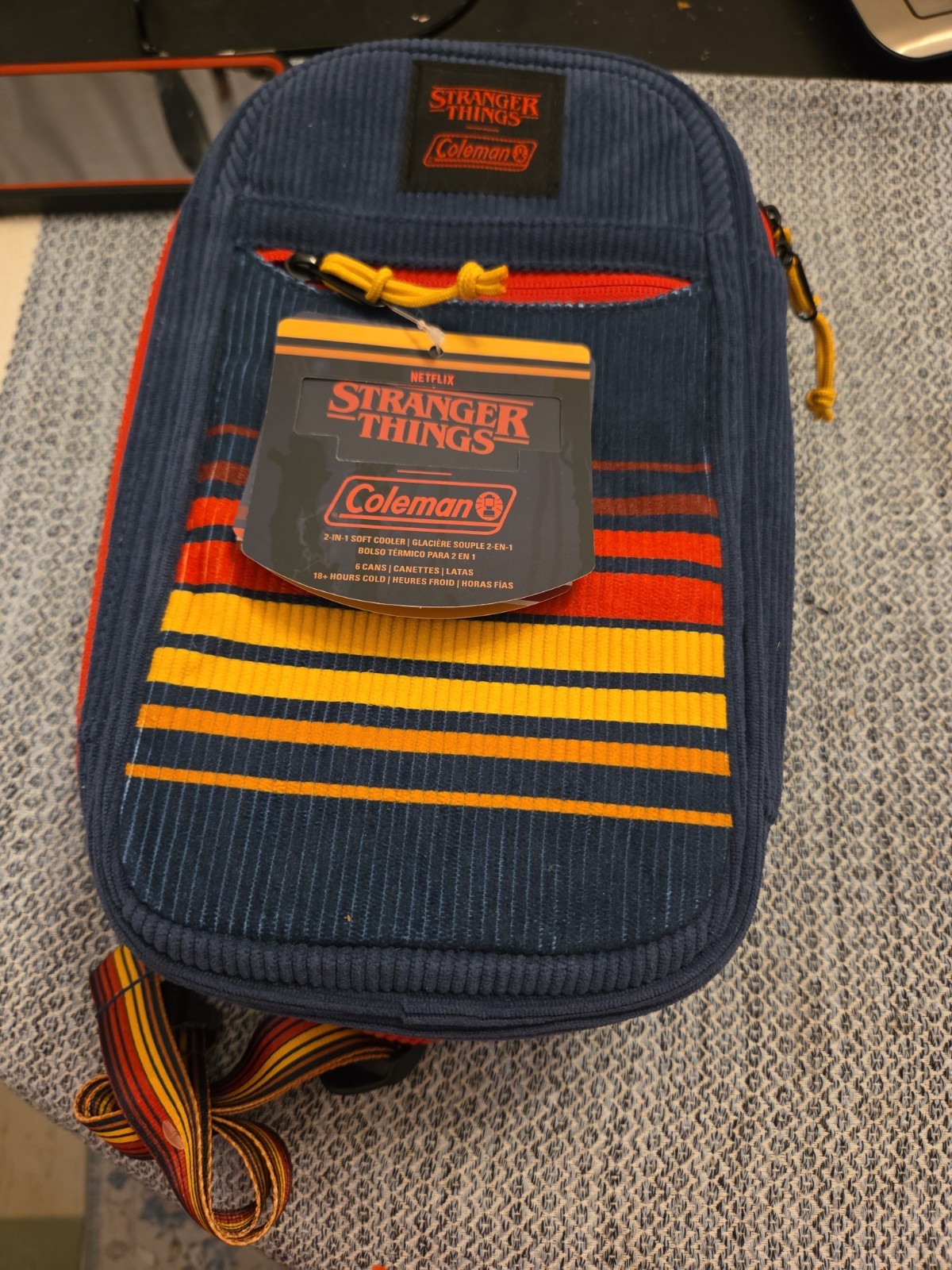 Coleman Stranger Things Convertible Soft-Sided Cross-Body Cooler Sling NETFLIX