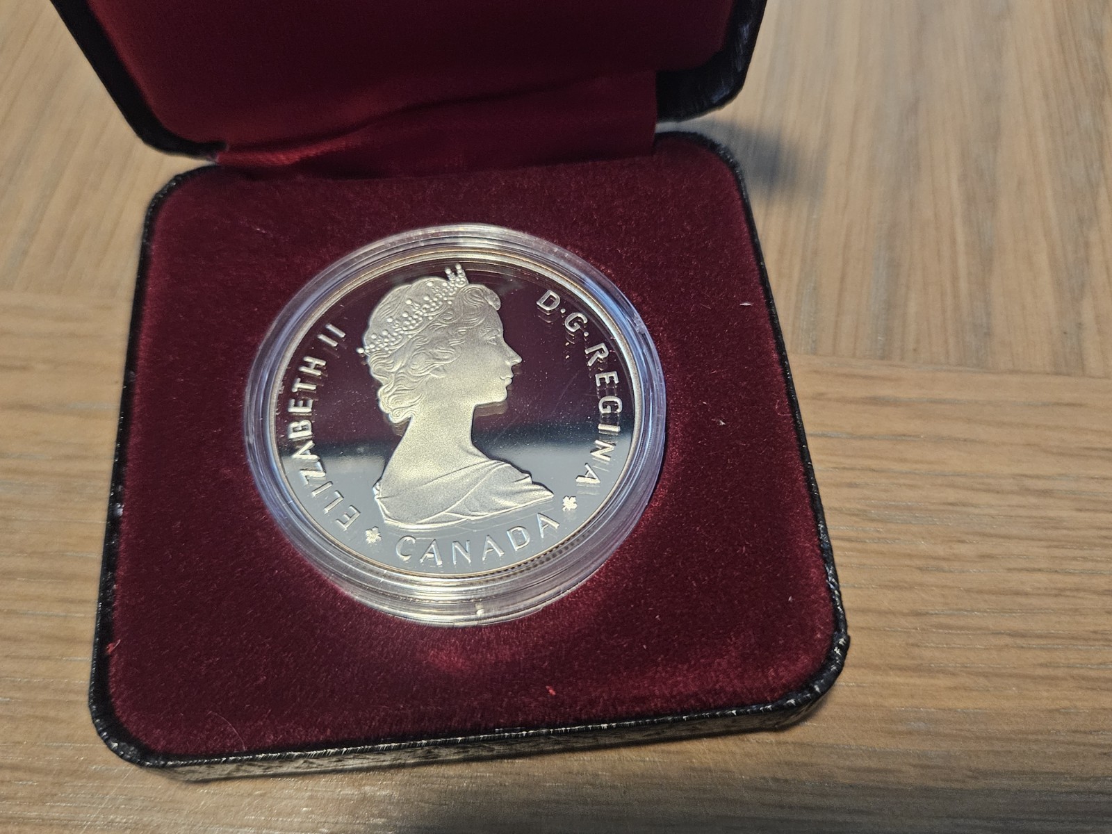 Canada 1985 100th Anniversary Silver Dollar Proof Like Moose-50% Silver-23.33 Gr