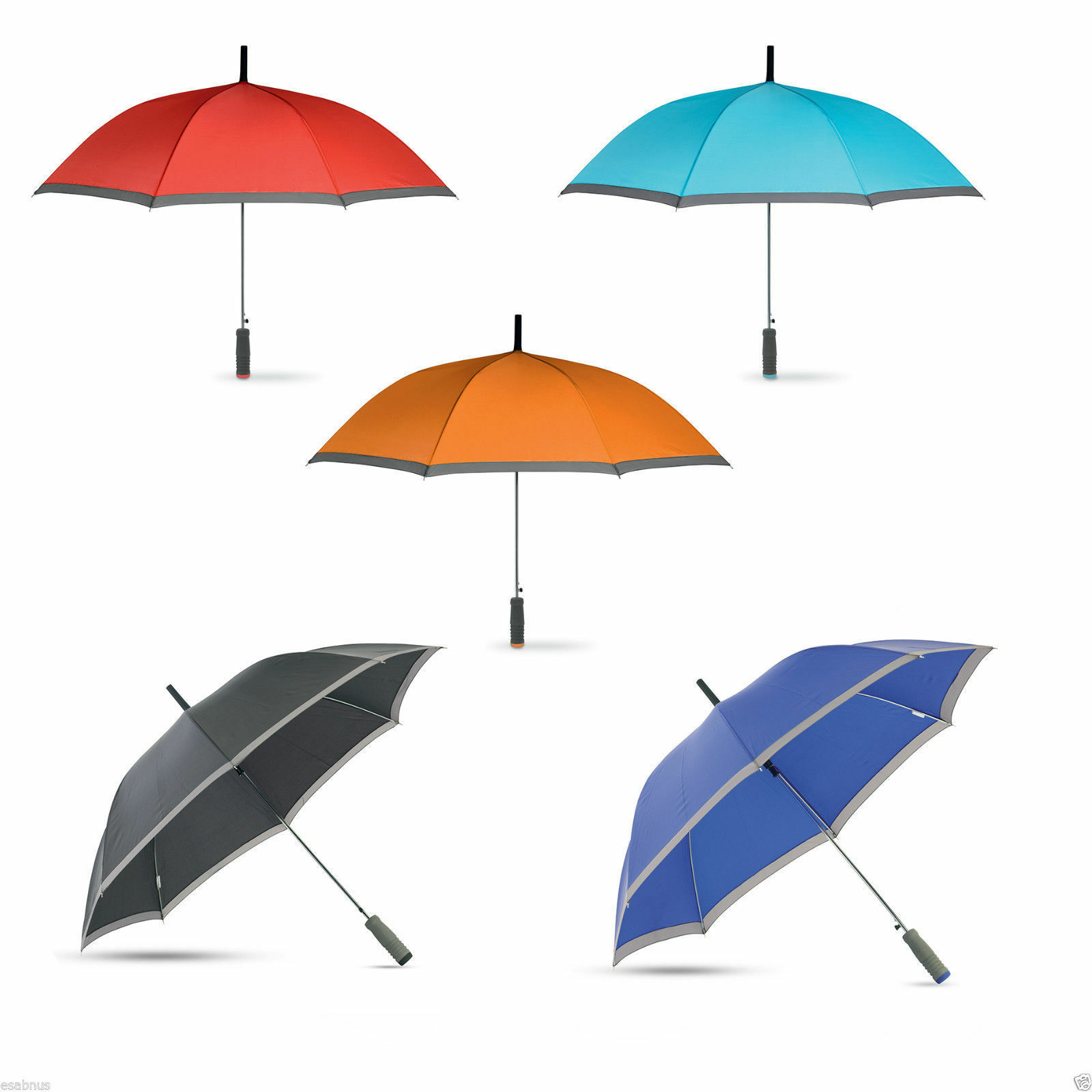 102cm/Approx 40" Umbrella. EVA Handle, Matching Pouch + Carry Strap - Auto Open