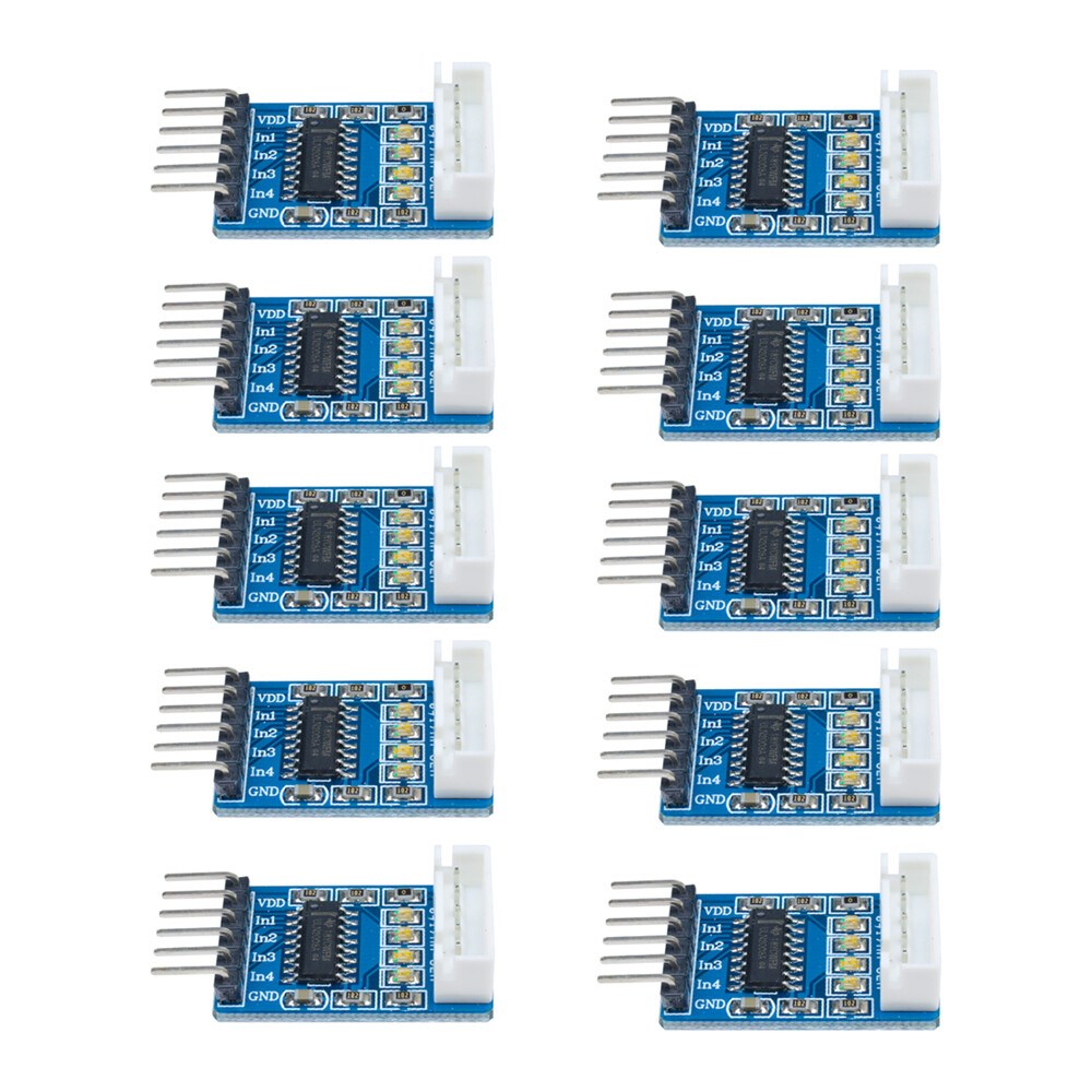 10x DC 5V ULN2003 Stepper Motor Driver 4-way Signal Indicator Module Test Board