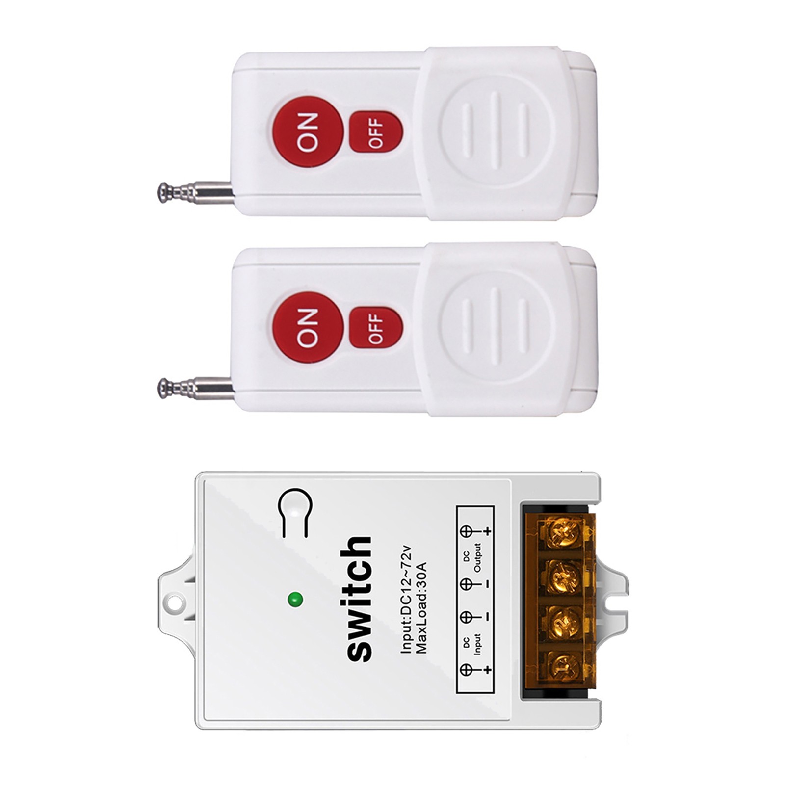 433MHz Remote Control Relay Switch 500m Long Range Wireless Remote Switch  New