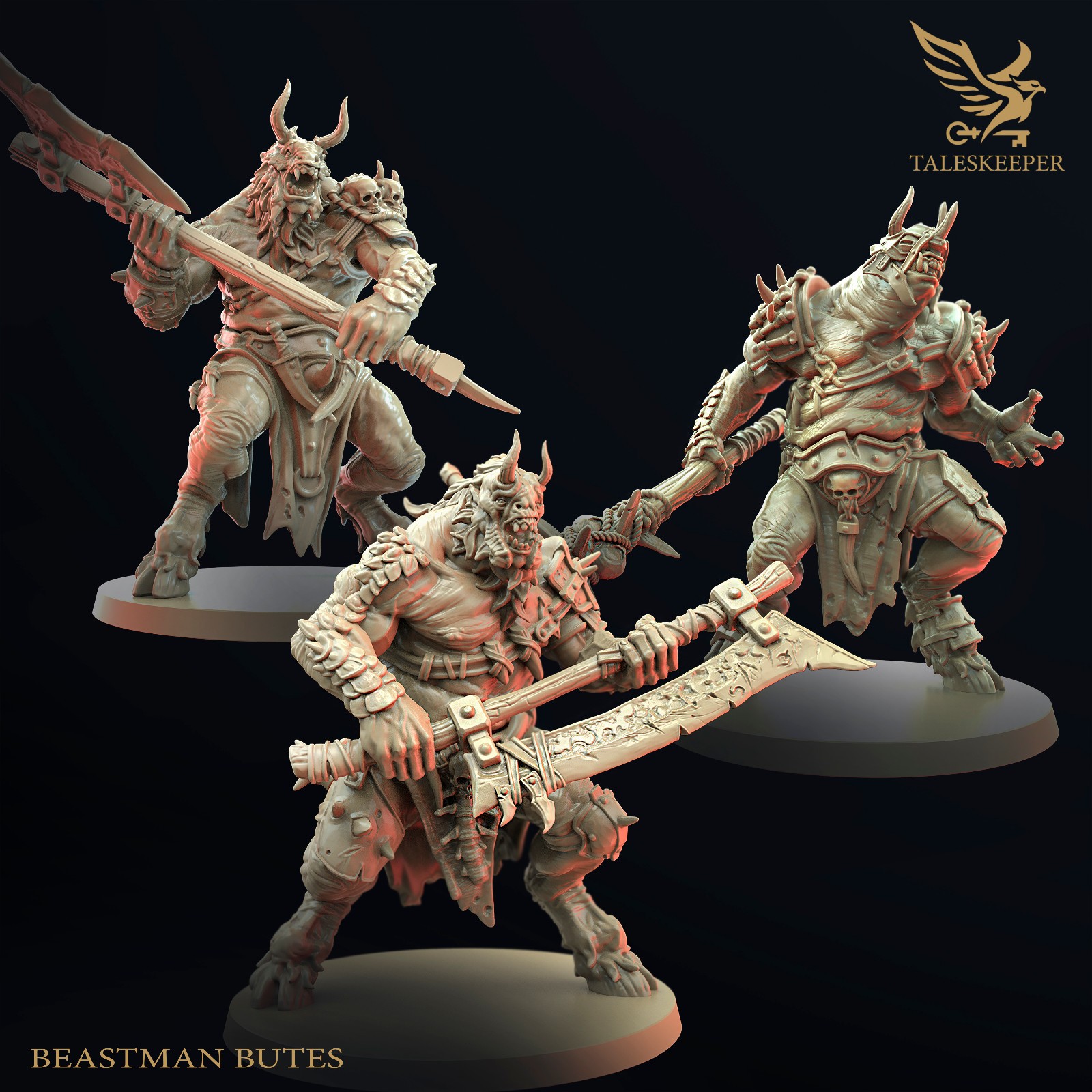 Beastman Brutes fantasy 28mm
