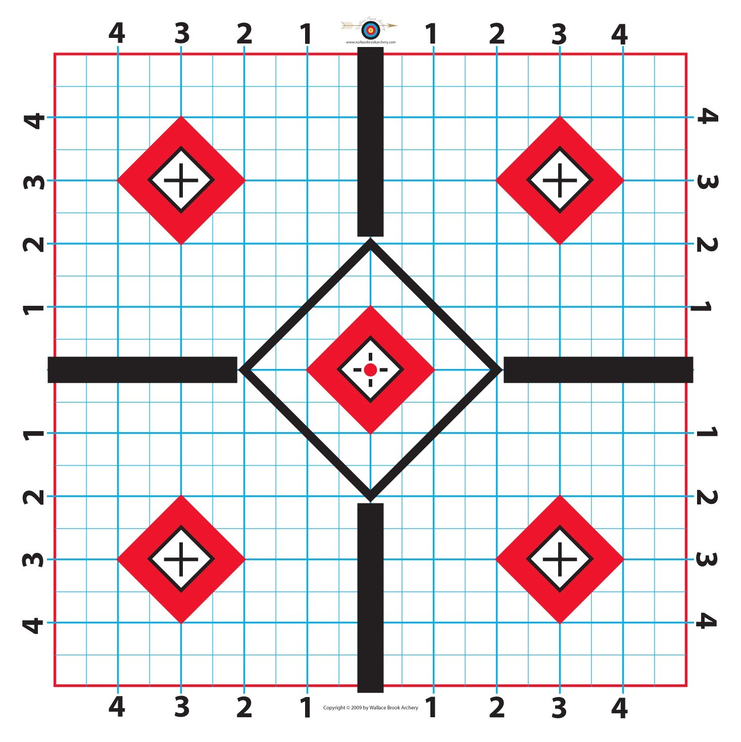 100 Yd Fat Boy Rifle Target-Great for Sighting in Scope-11.5 inch-25 sheets