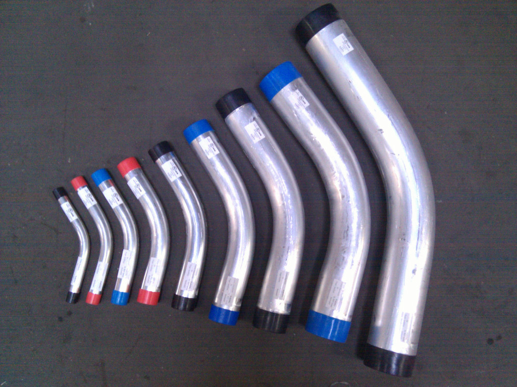 (1 pc) Aluminum Rigid Conduit Elbow 45 Degree 2"