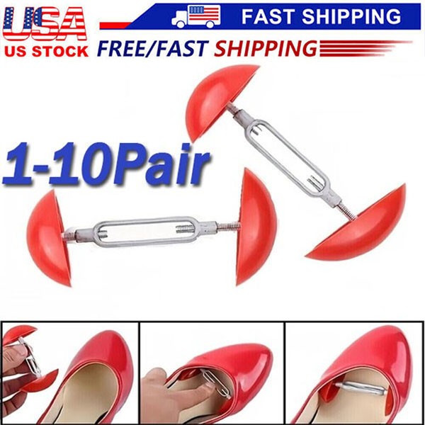 2PCS Adjustable Shoe Stretcher Boot Men Women Size Shaper Expander Widener
