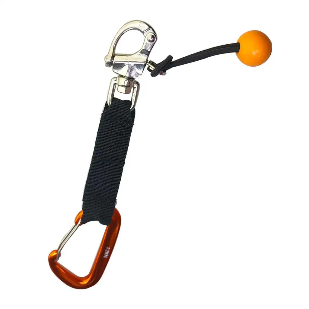 Surfing Diving Quick Release Clip Safety Lanyard Strap 316 SS Swivel Clip