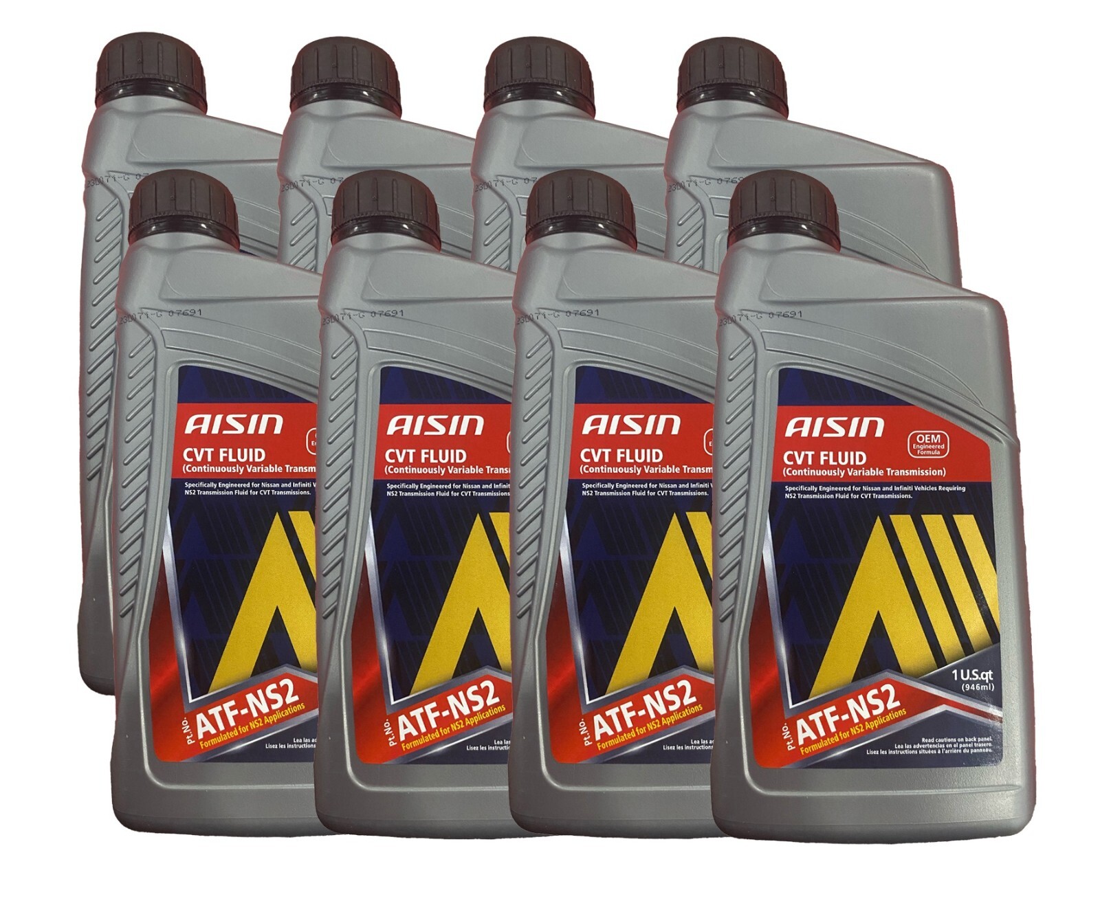 Aisin 8 Quarts Auto Trans Fluid For Nissan Chevrolet Dodge Jeep Saturn 8 x 1qt