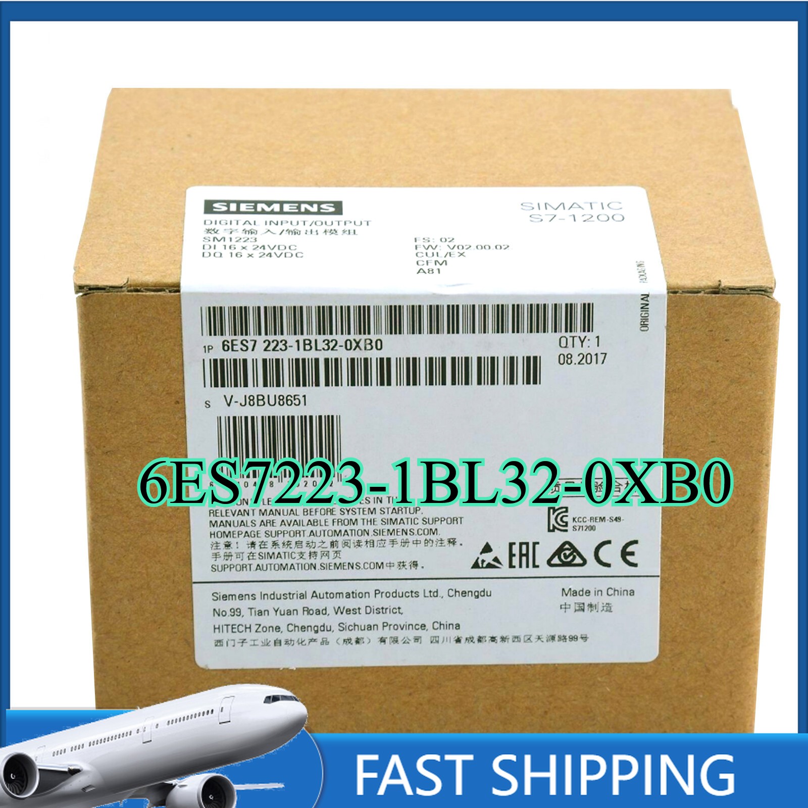 6ES7223-1BL32-0XB0 NEW SIEMENS Digital Input/Output Module 6ES7223-1BL32-0XB0