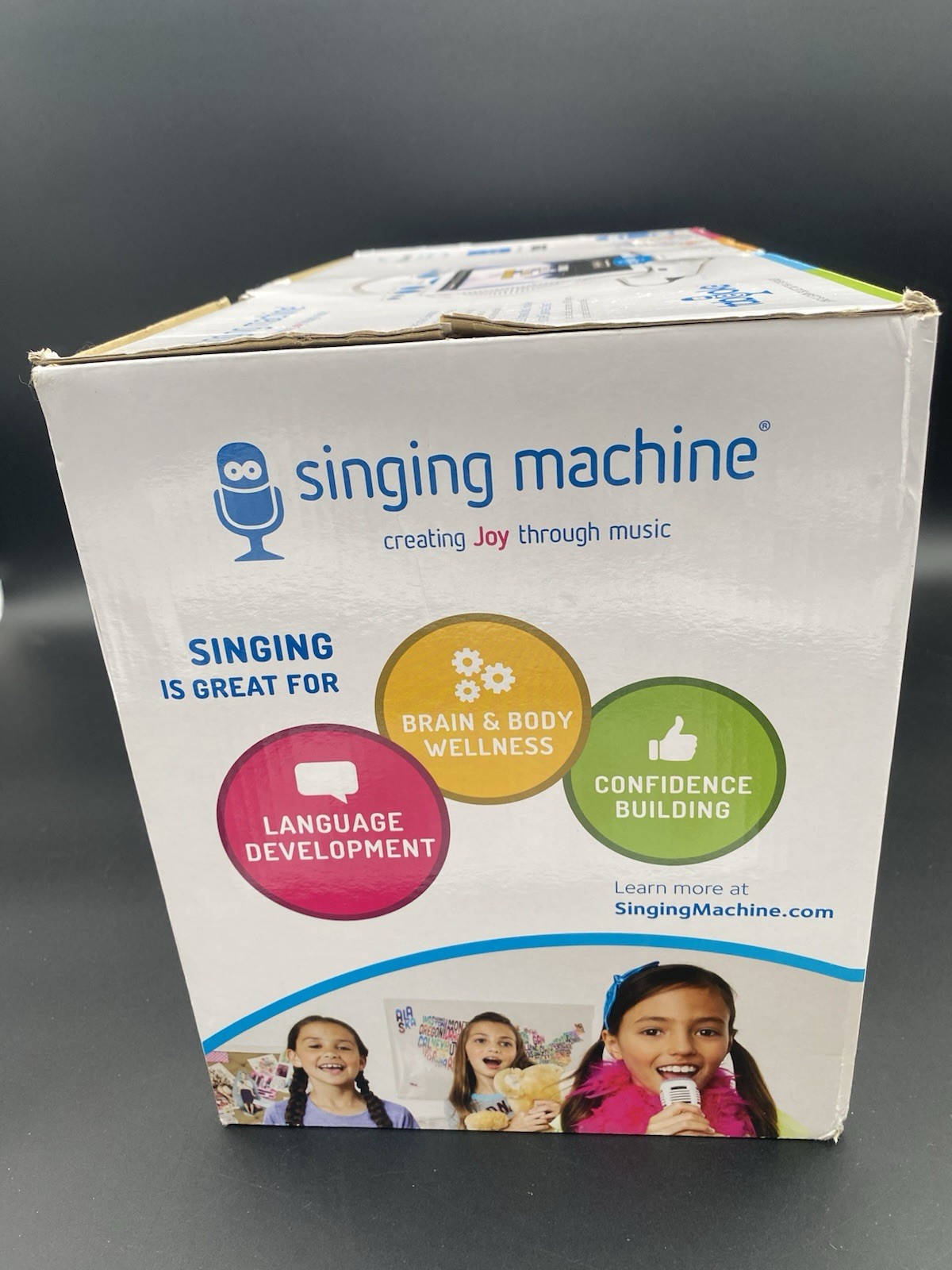 Tabeoke Singing Machine - New - White Portable Karaoke System