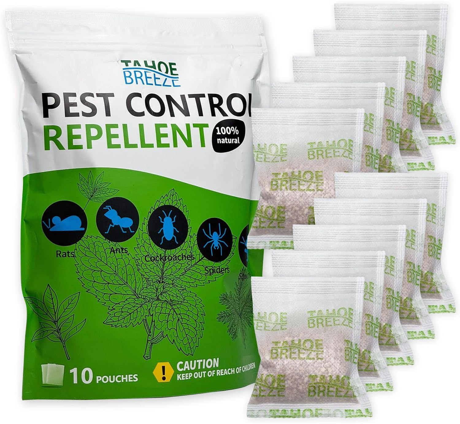Pest Control Pouches, Rodent Repellent, Mouse Repellent, Peppermint Oil to Repel