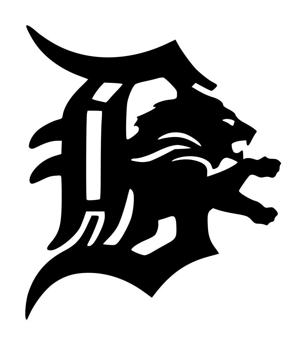 Detroit Lions Decal #3 5"x5.75" Choose Color