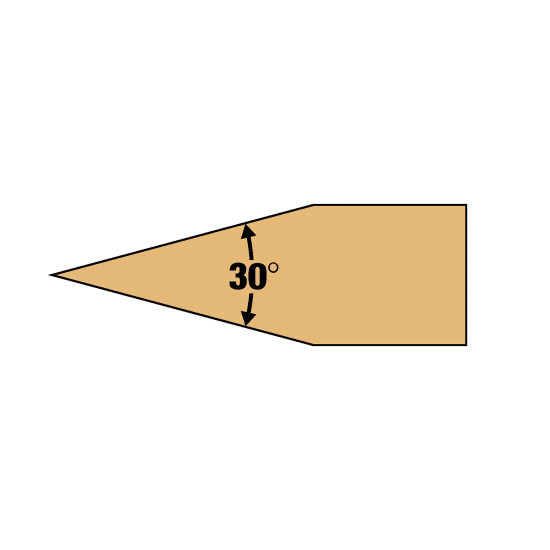 Lumberjack Tools 30 Degree 2" Staking Tool ST2000