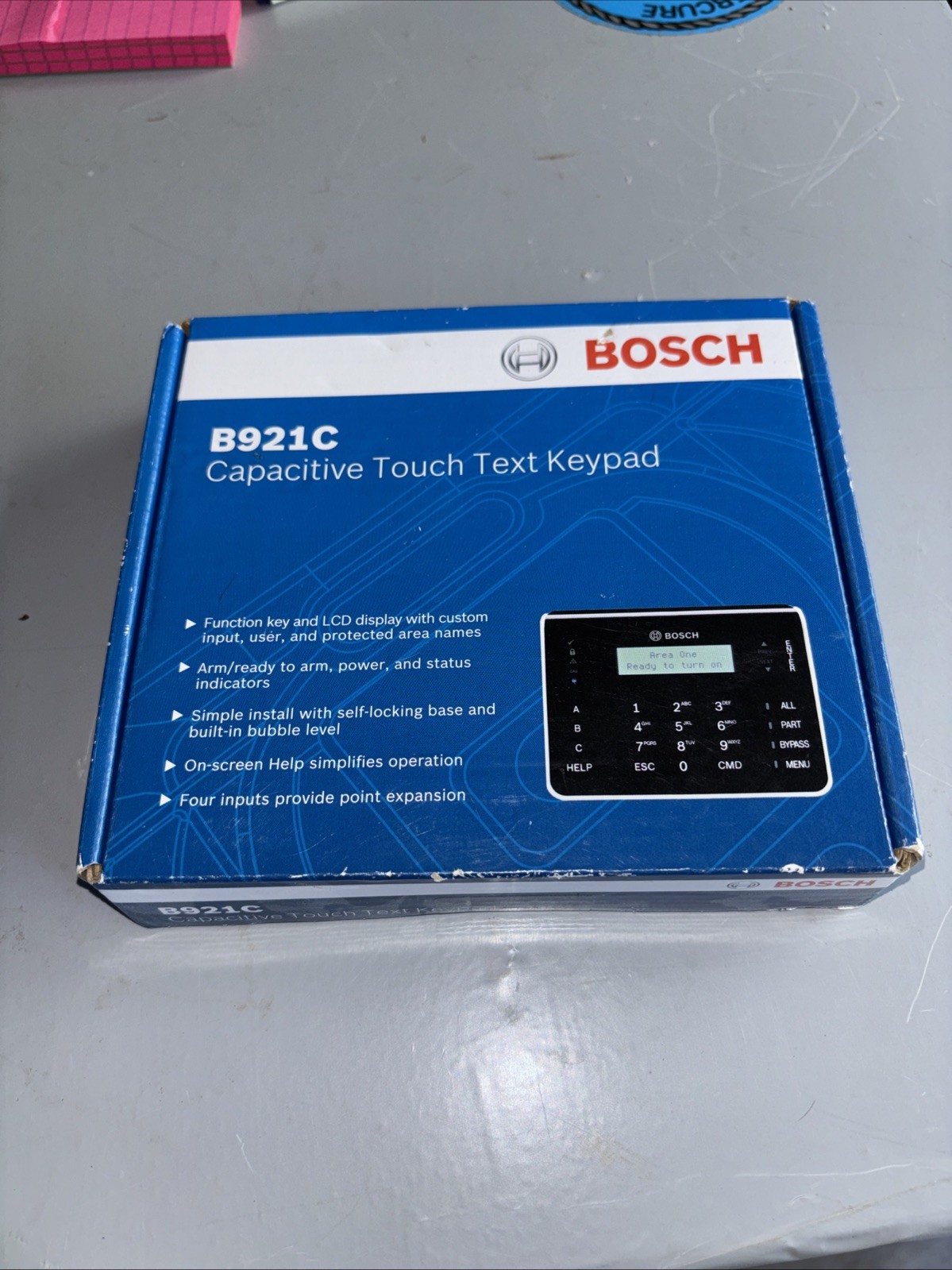 NEW Bosch B921C Capacitive Touch Text Keypad NIB