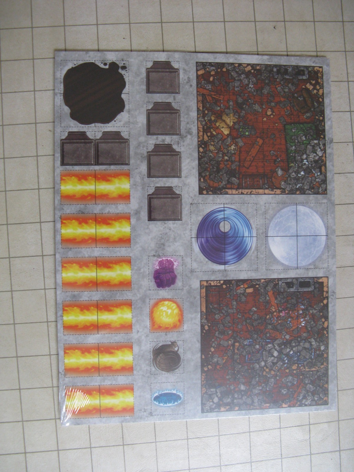 Dungeons & Dragons DUNGEON TILES D&D Pathfinder