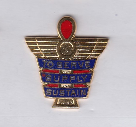 US Army 378th Support Bn Quartermaster QM Supply crest DUI badge G-23