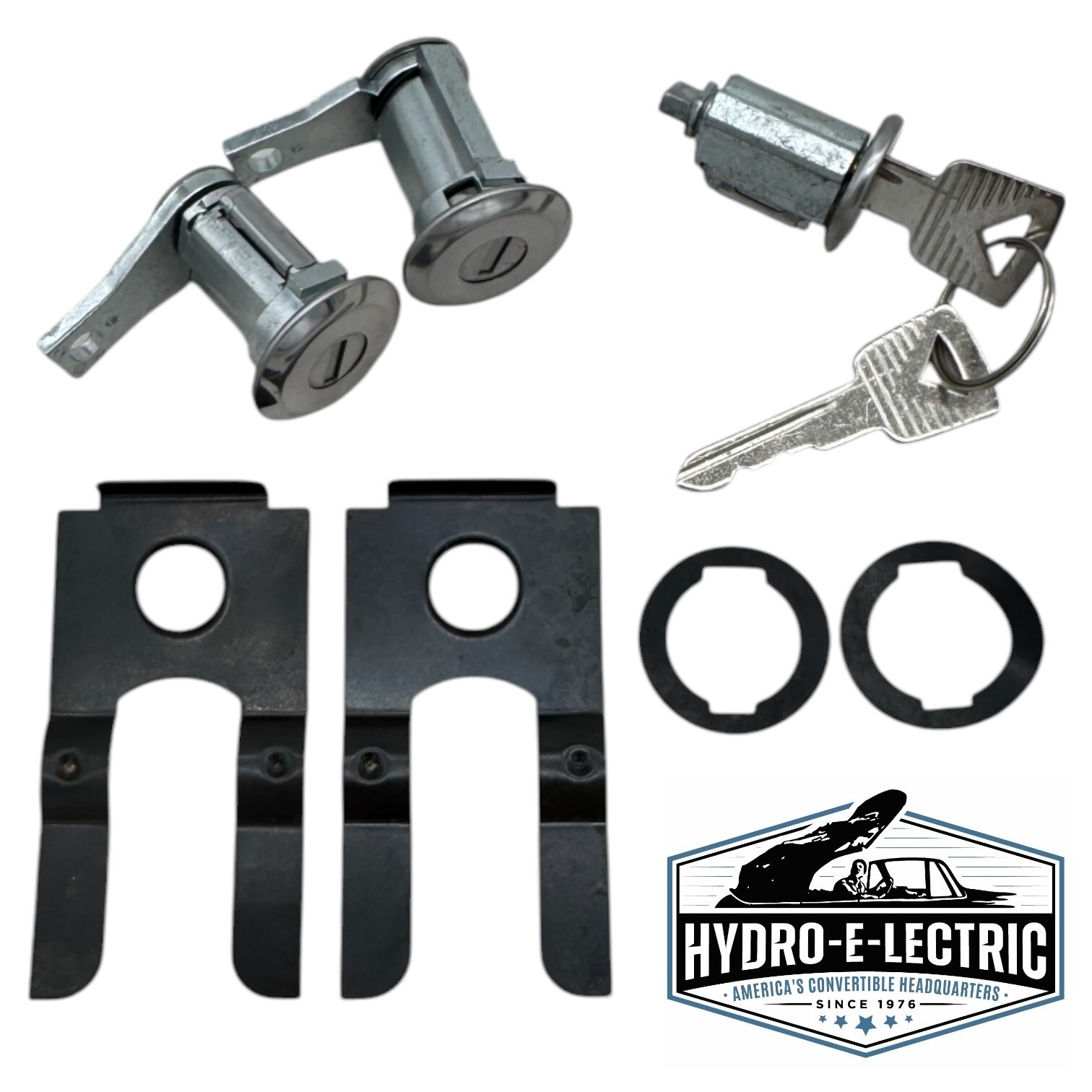 NEW 1963-1965 Ford Falcon & Ranchero Door & Ignition Lock Set- Replacement keys
