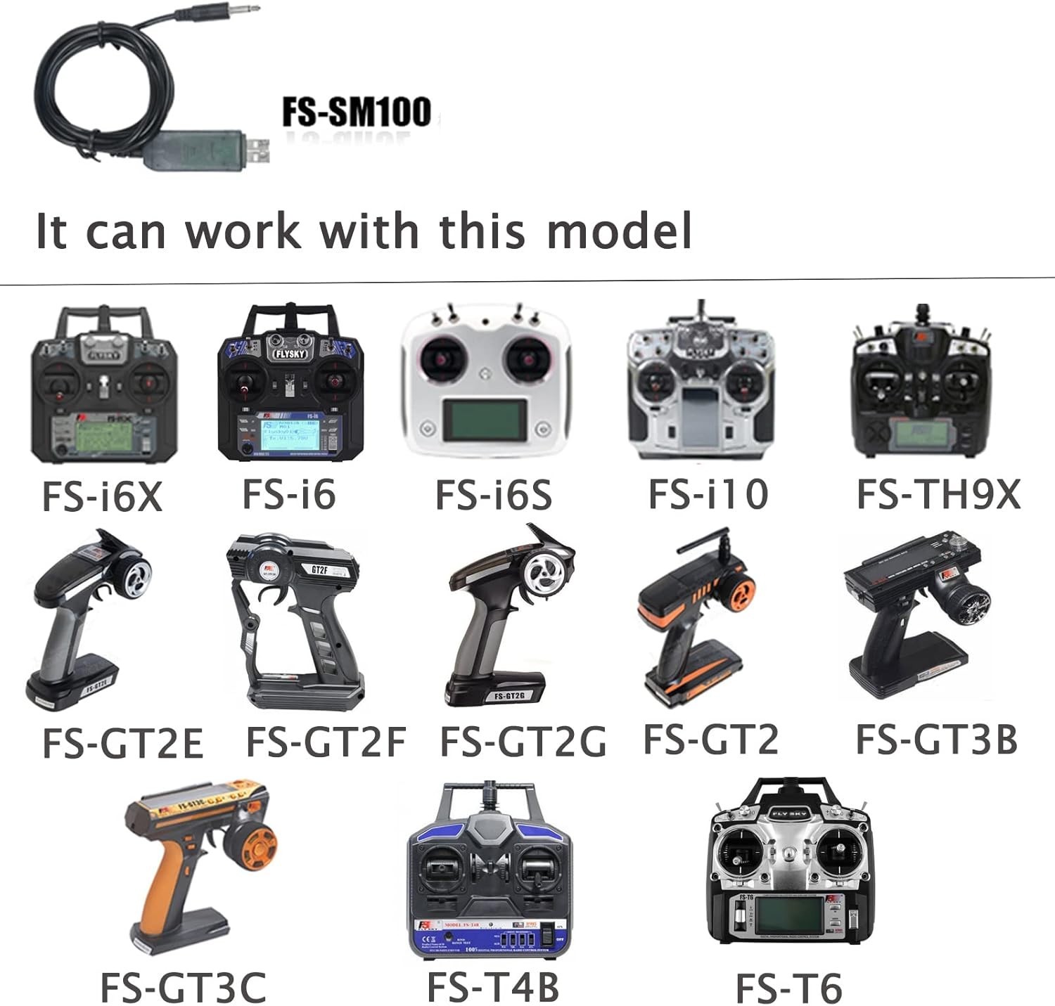 Aeromodelling USB Adapter Cable for Enhanced Flysky Flight Simulation Experience