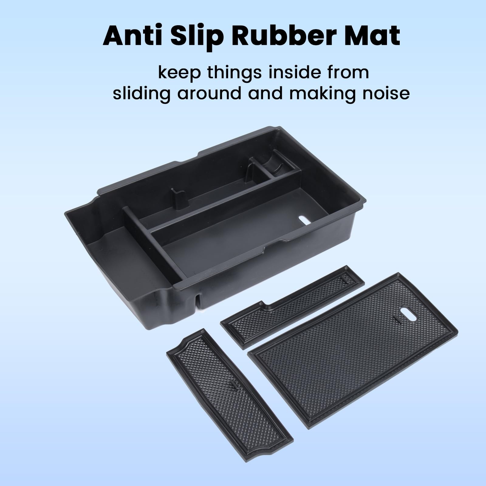 Neepiar Center Console Organizer 1 Pcs Organizer, Black